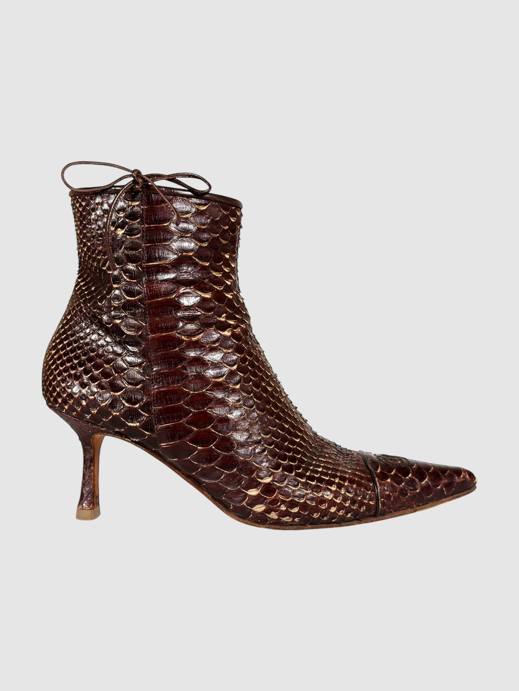 Python Ankle Boots