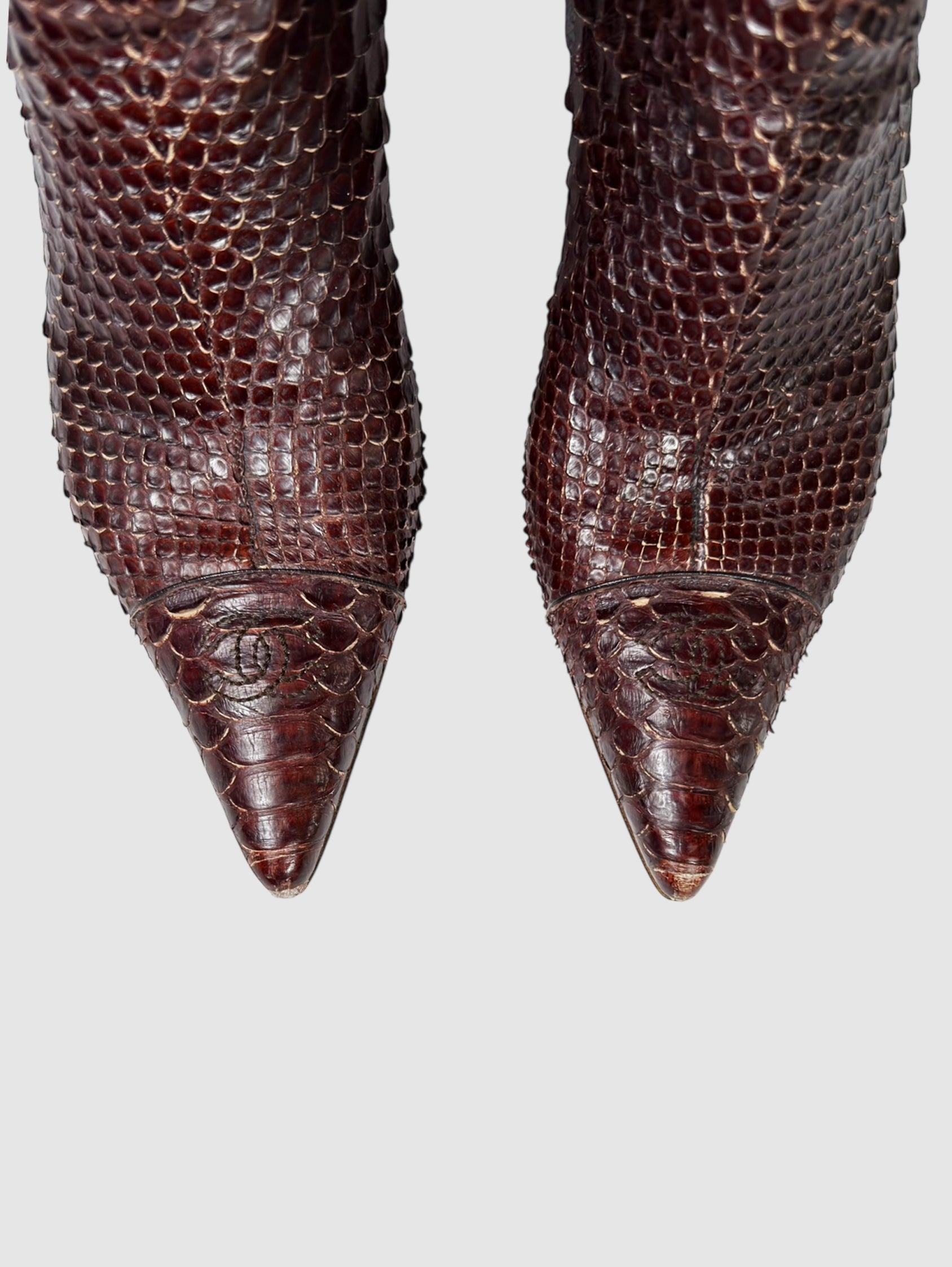 Python Ankle Boots
