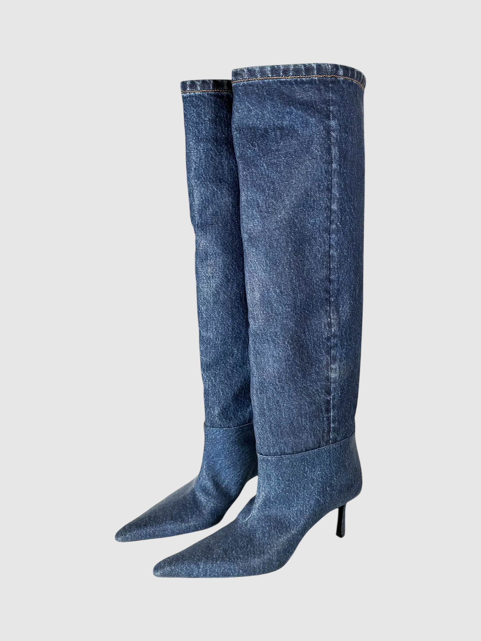 Tall Denim Boots