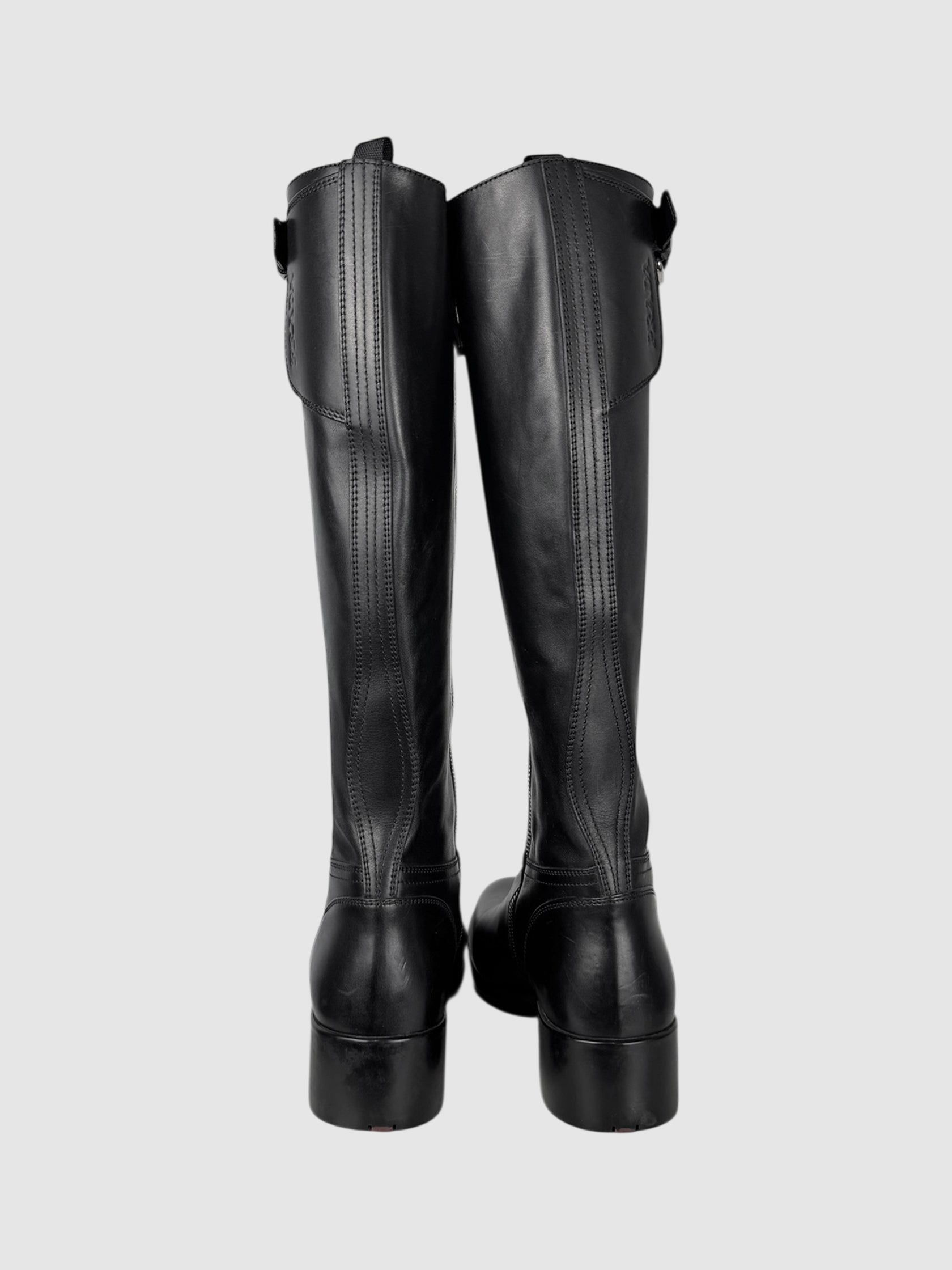Tall Leather Boots