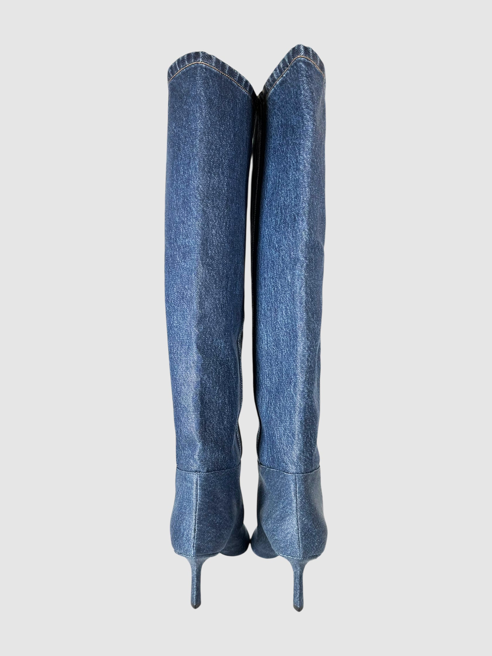 Tall Denim Boots