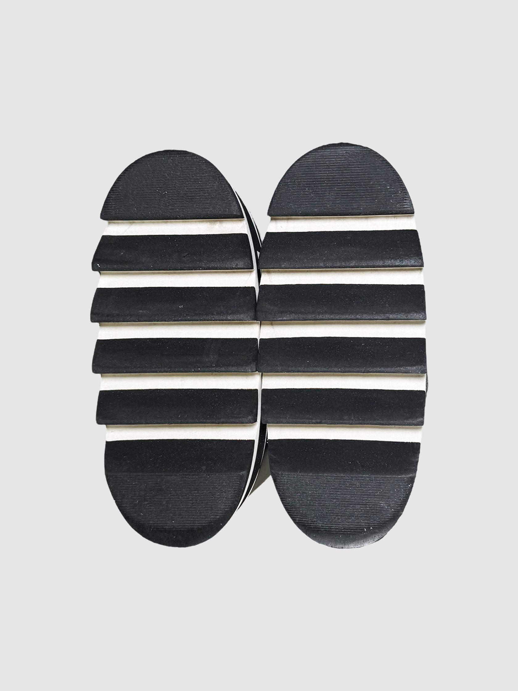 Herringbone Platform Boots - Size 38