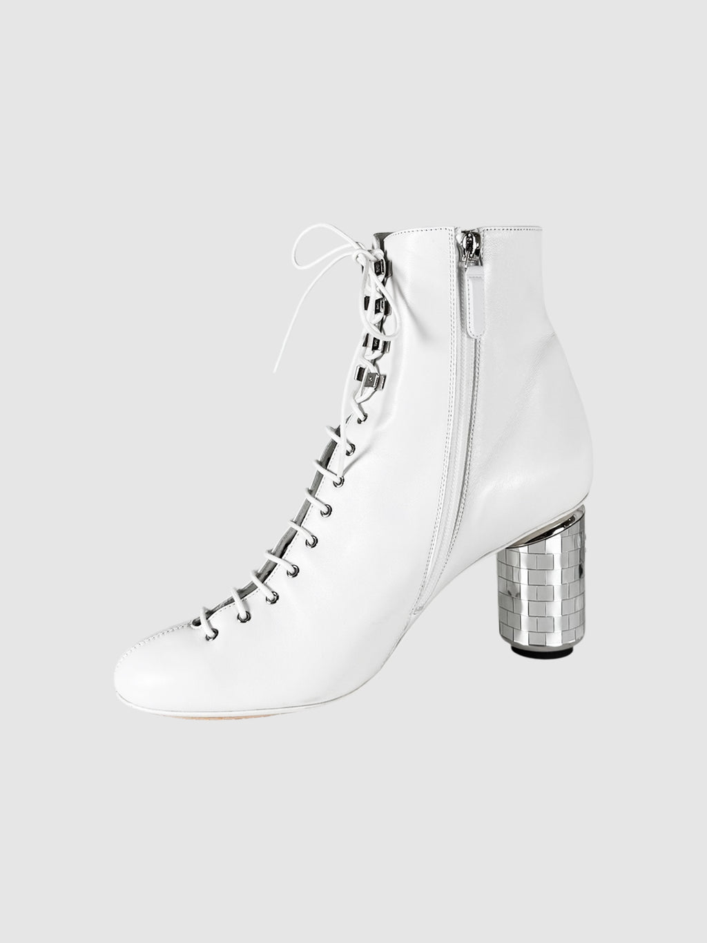 Leather Lace-Up Boots