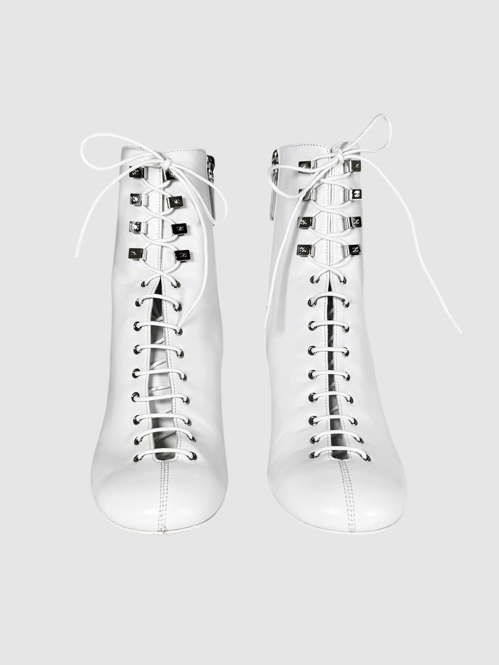 Leather Lace-Up Boots