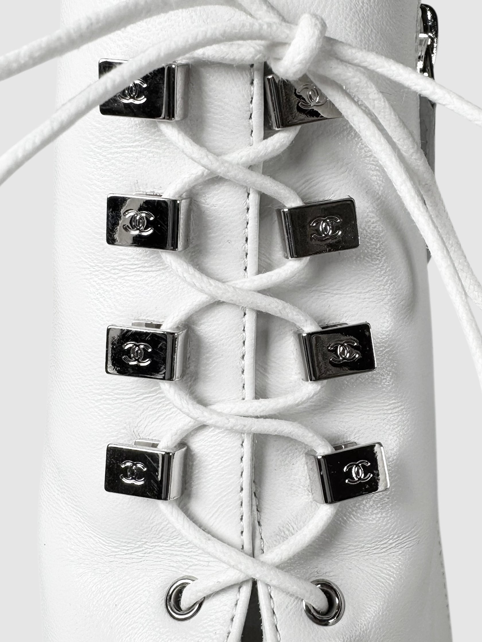 Leather Lace-Up Boots