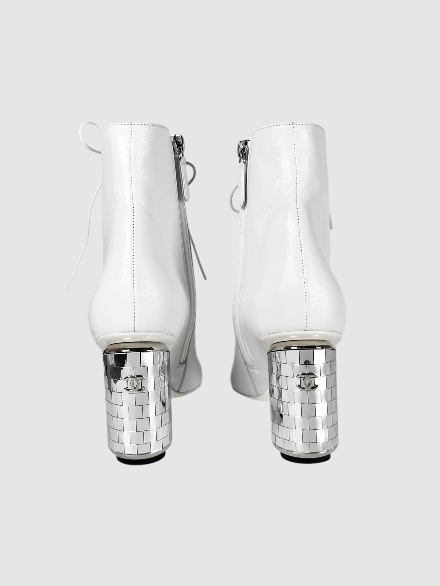 Leather Lace-Up Boots