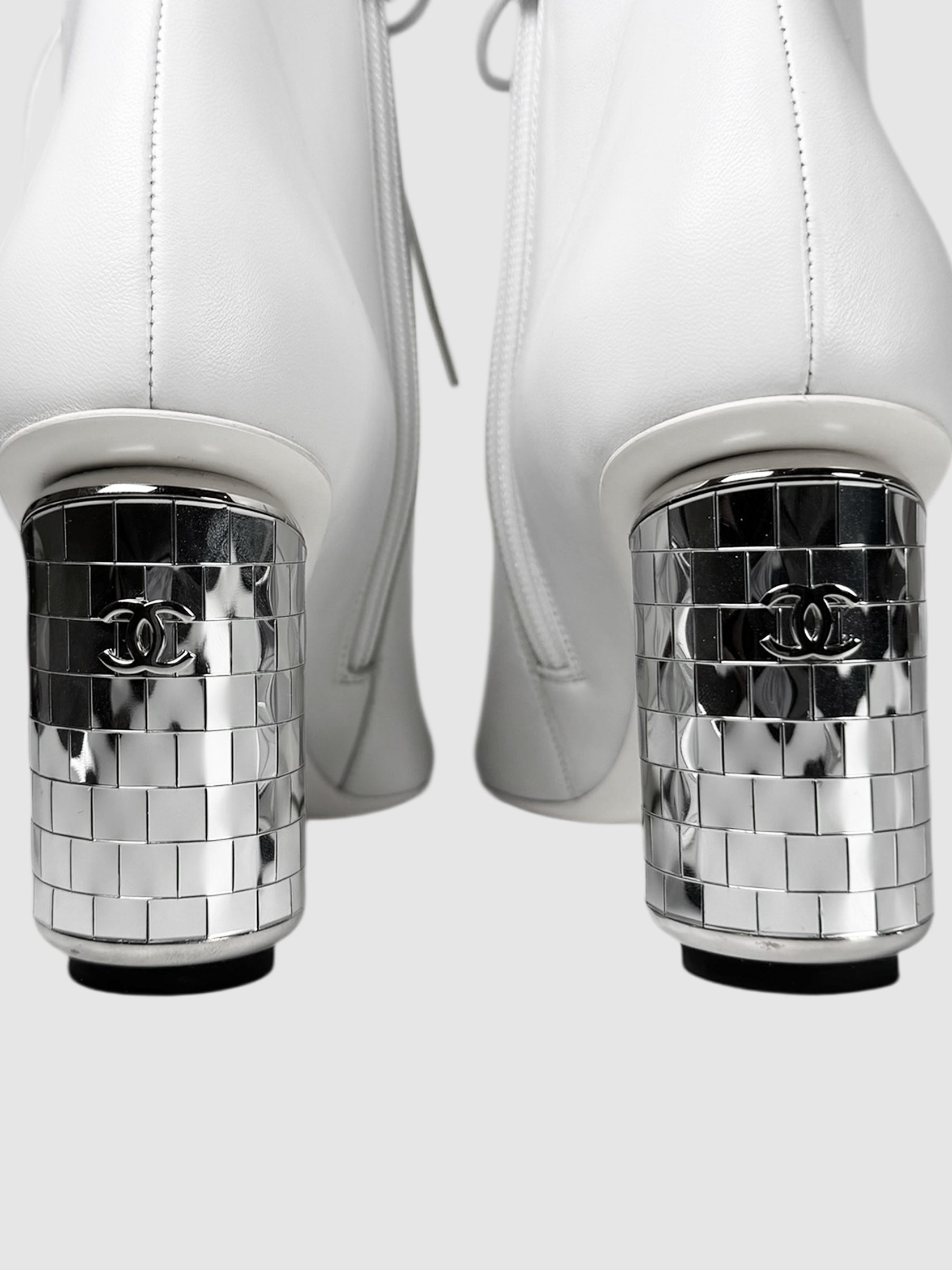 Leather Lace-Up Boots