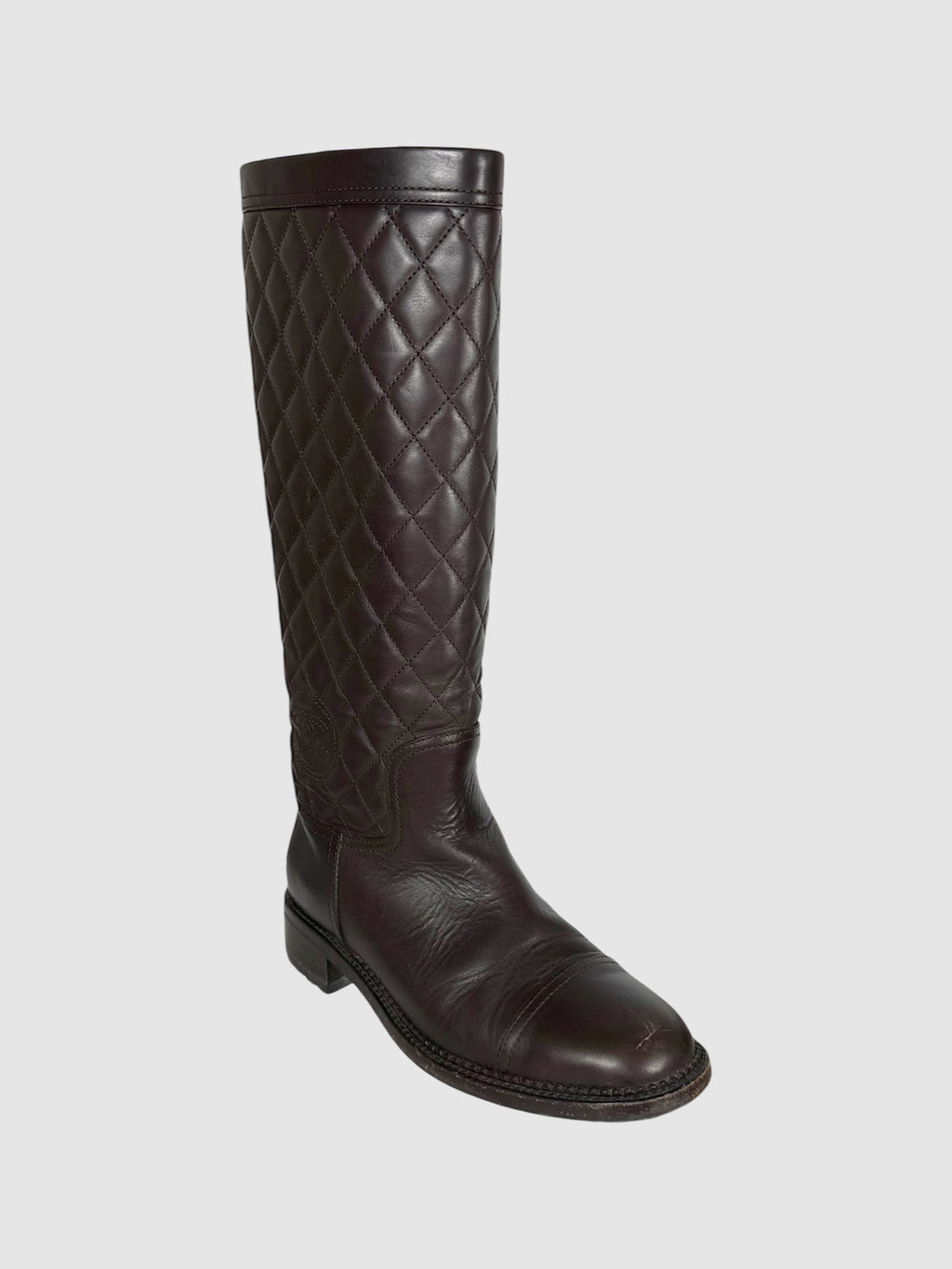 Quilted CC Boots