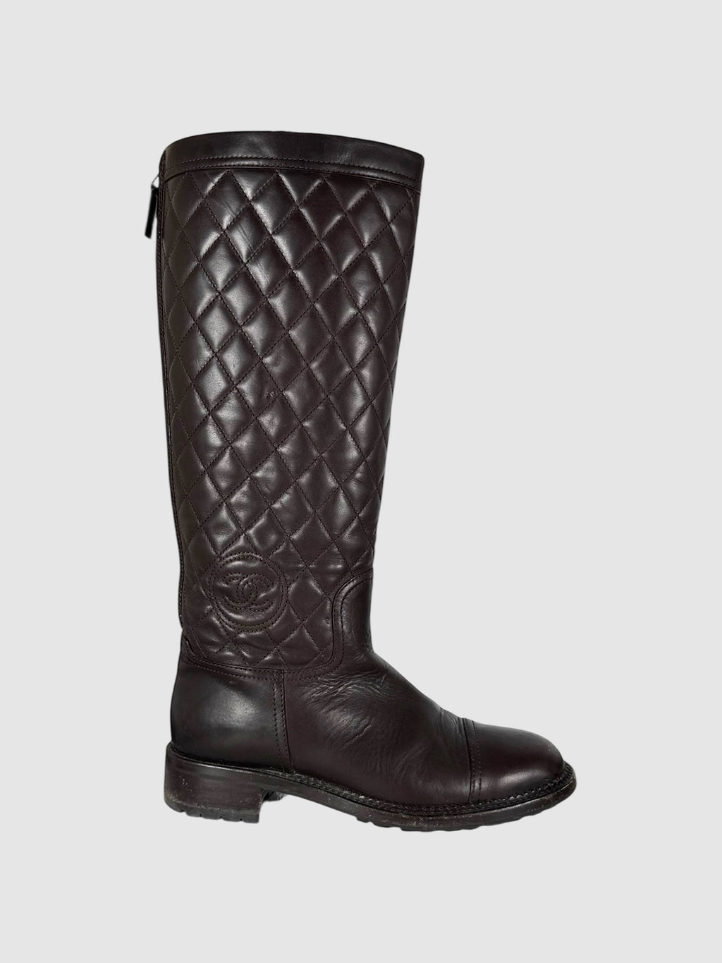 Quilted CC Boots