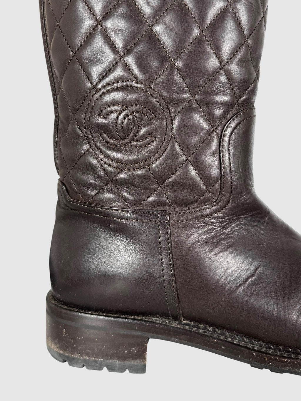 Quilted CC Boots