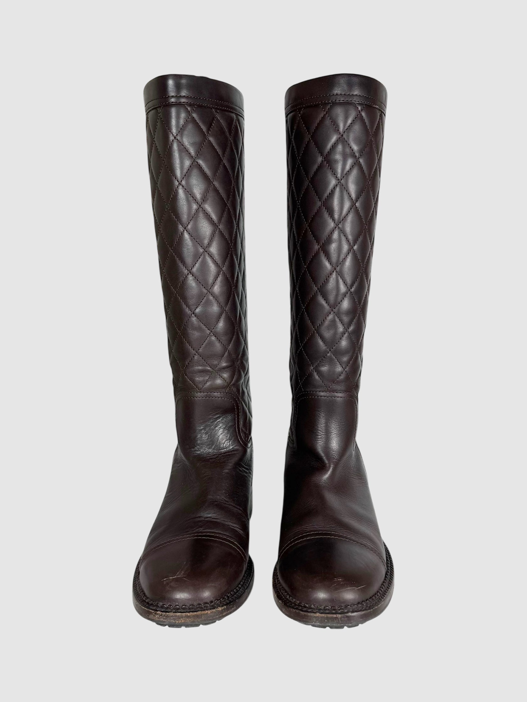 Quilted CC Boots