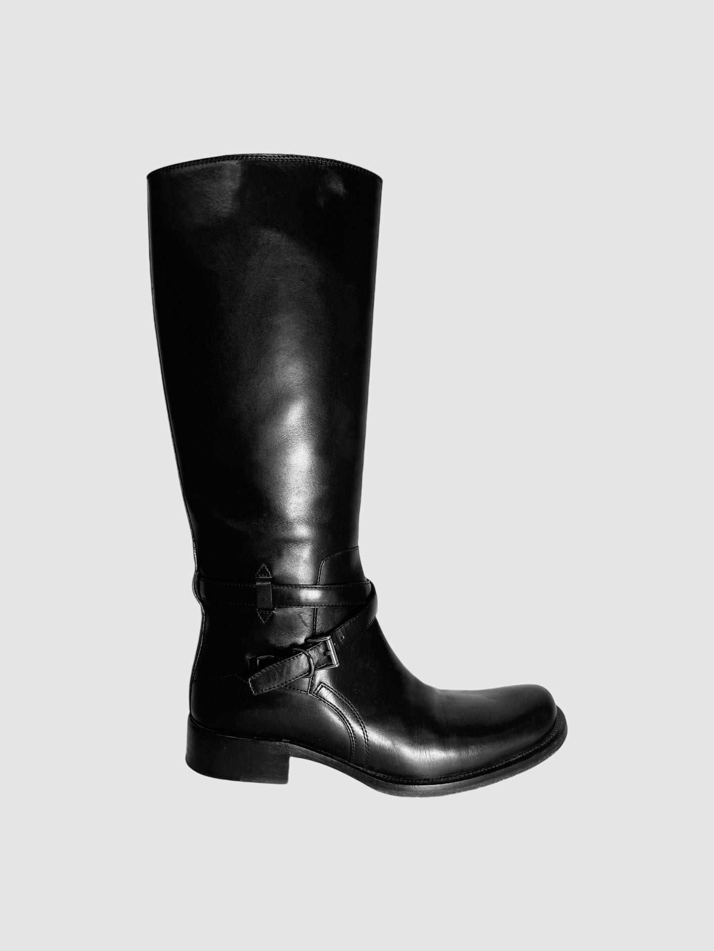 Leather Riding Boots - Size 36.5