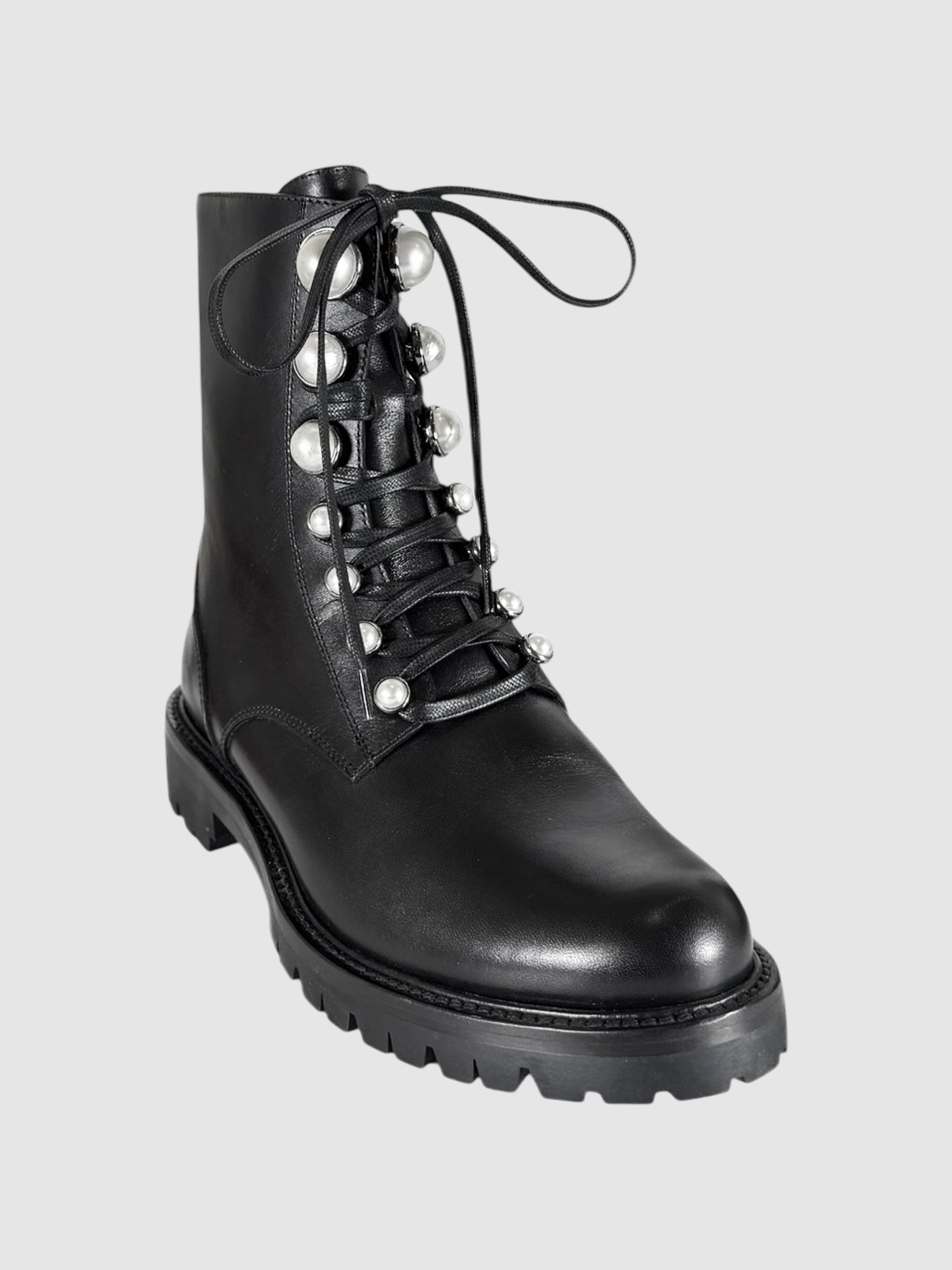 Pearl Leather Boots
