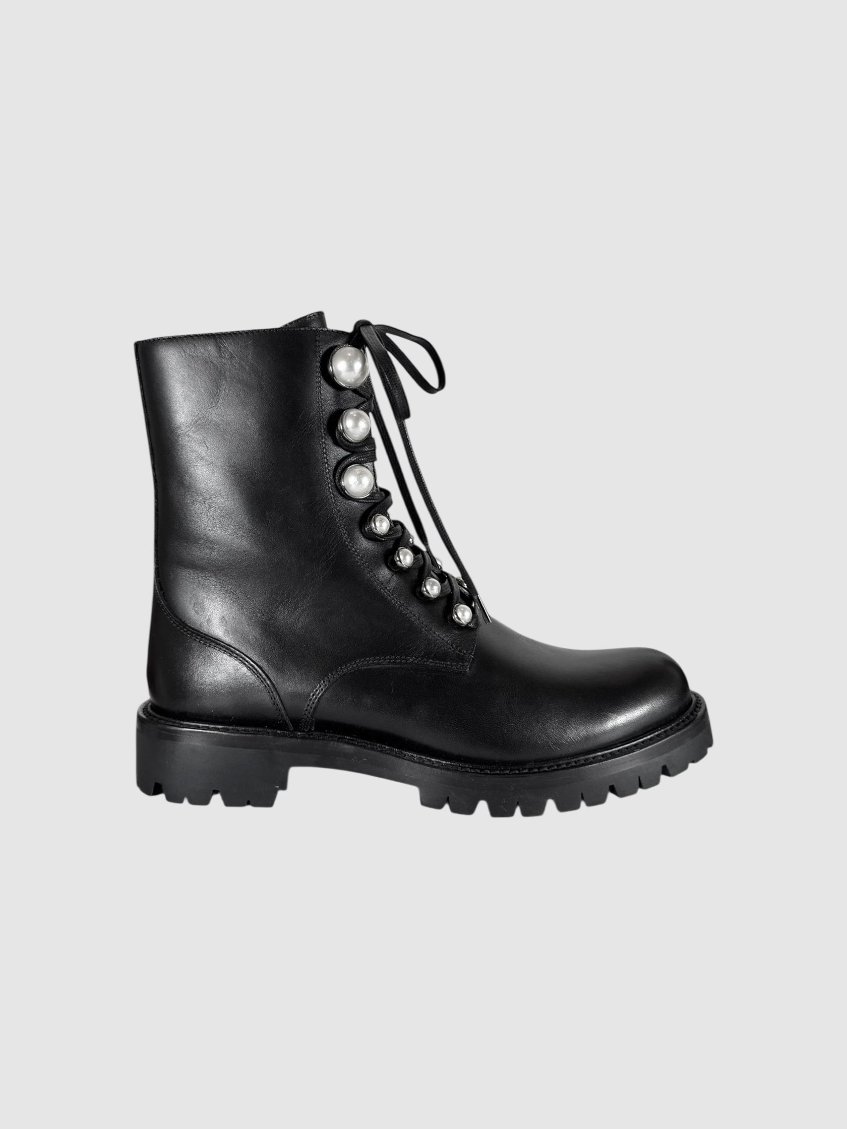 Pearl Leather Boots