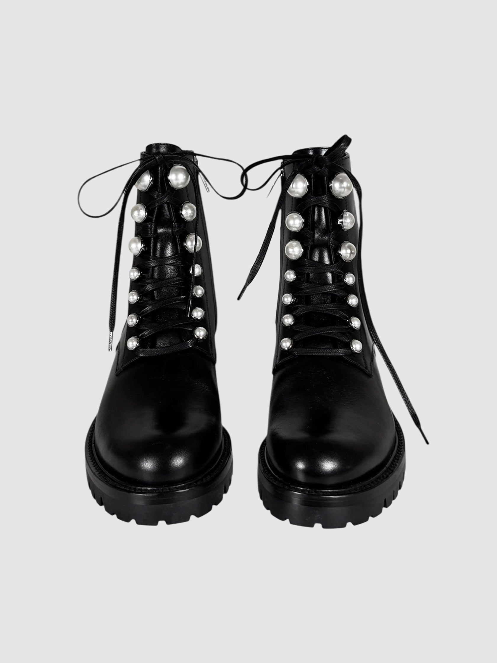Pearl Leather Boots