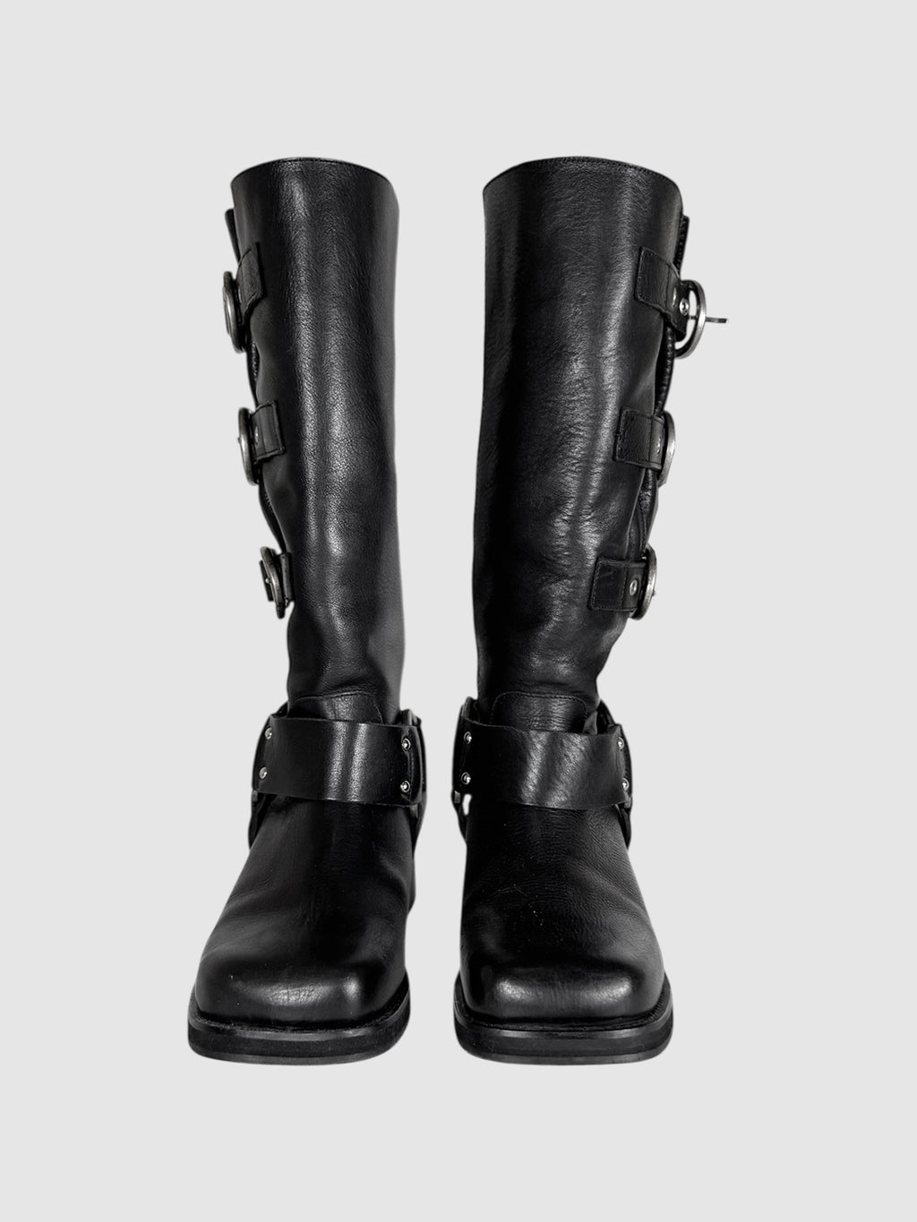 Buckle Biker Boots