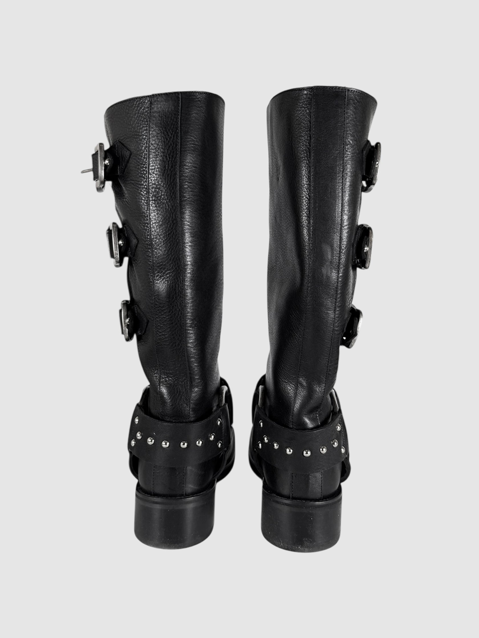 Buckle Biker Boots