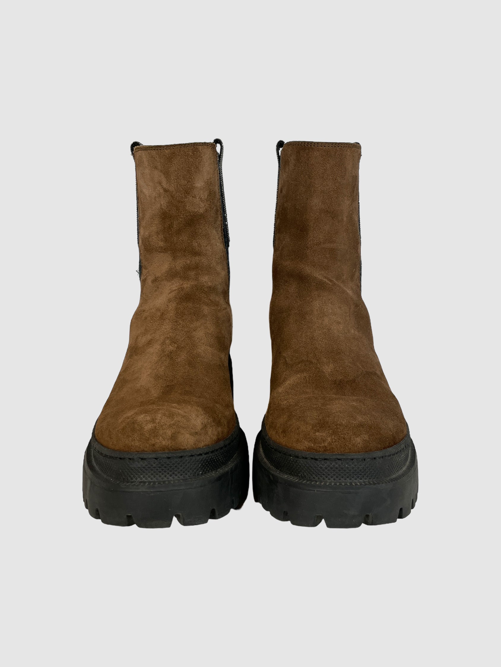 Brunello Cucinelli Suede Ankle Boots - Size 37