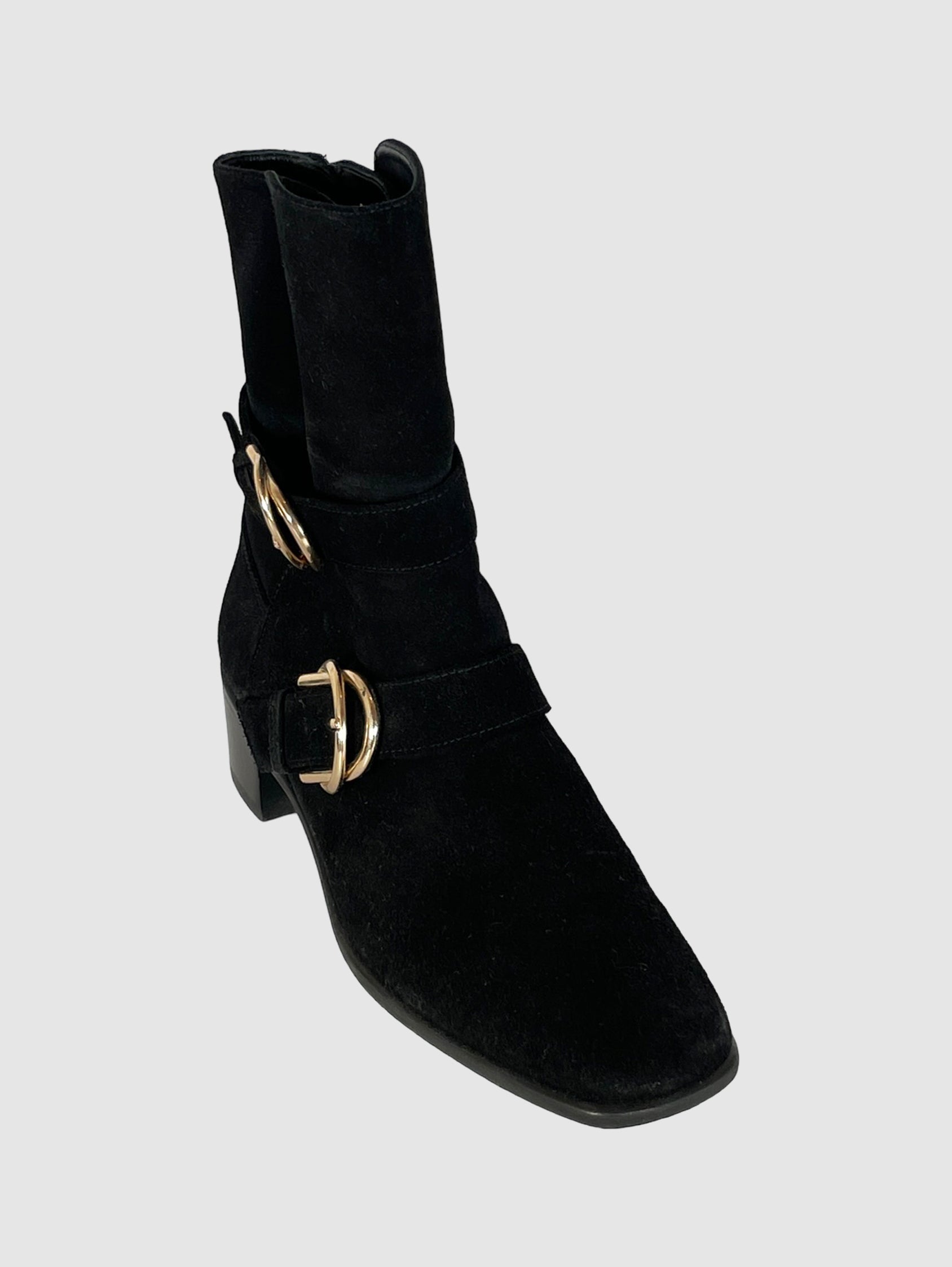 Stuart Weitzman Suede Ankle Boots - Size 7.5