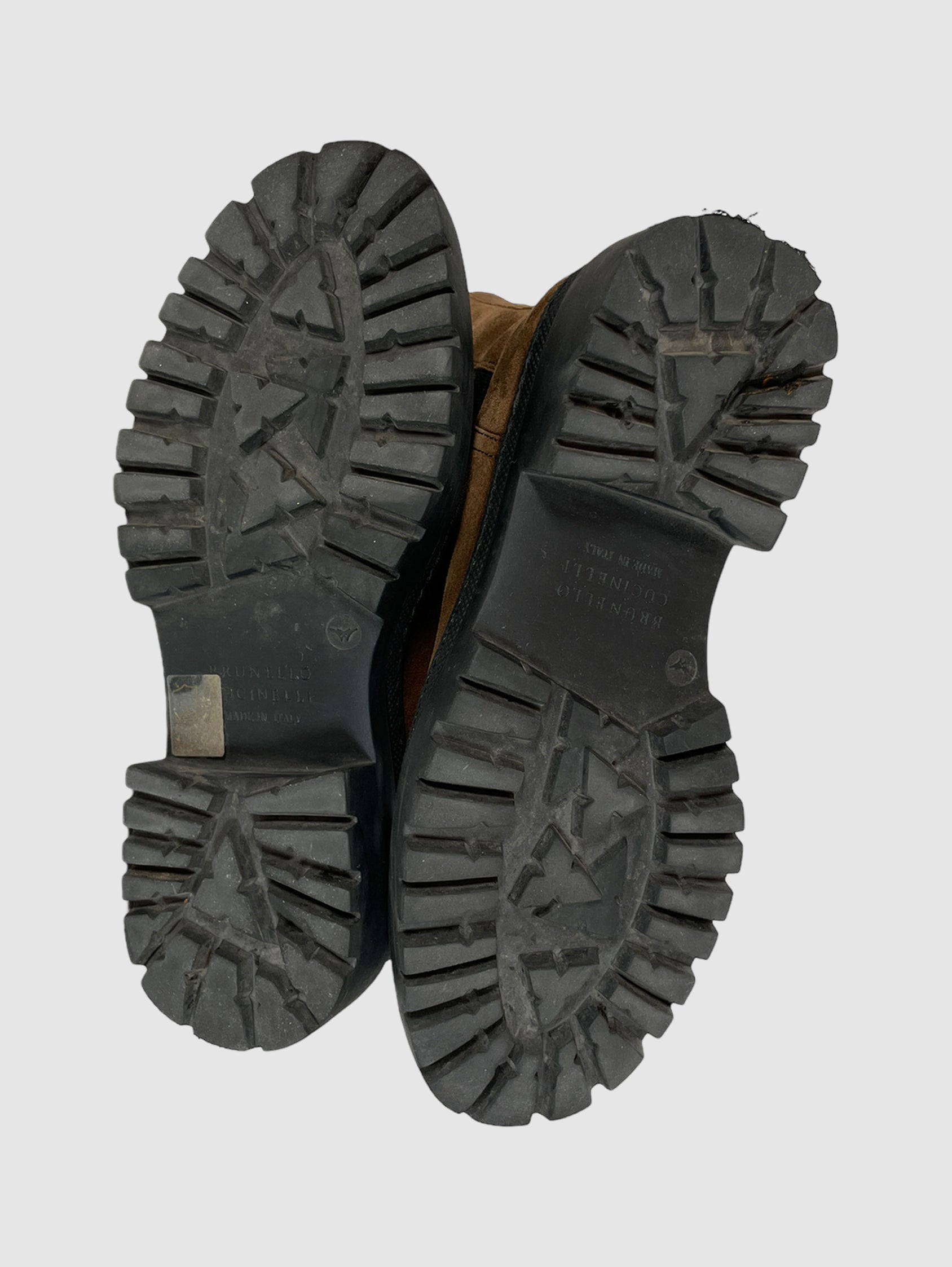 Brunello Cucinelli Suede Ankle Boots - Size 37