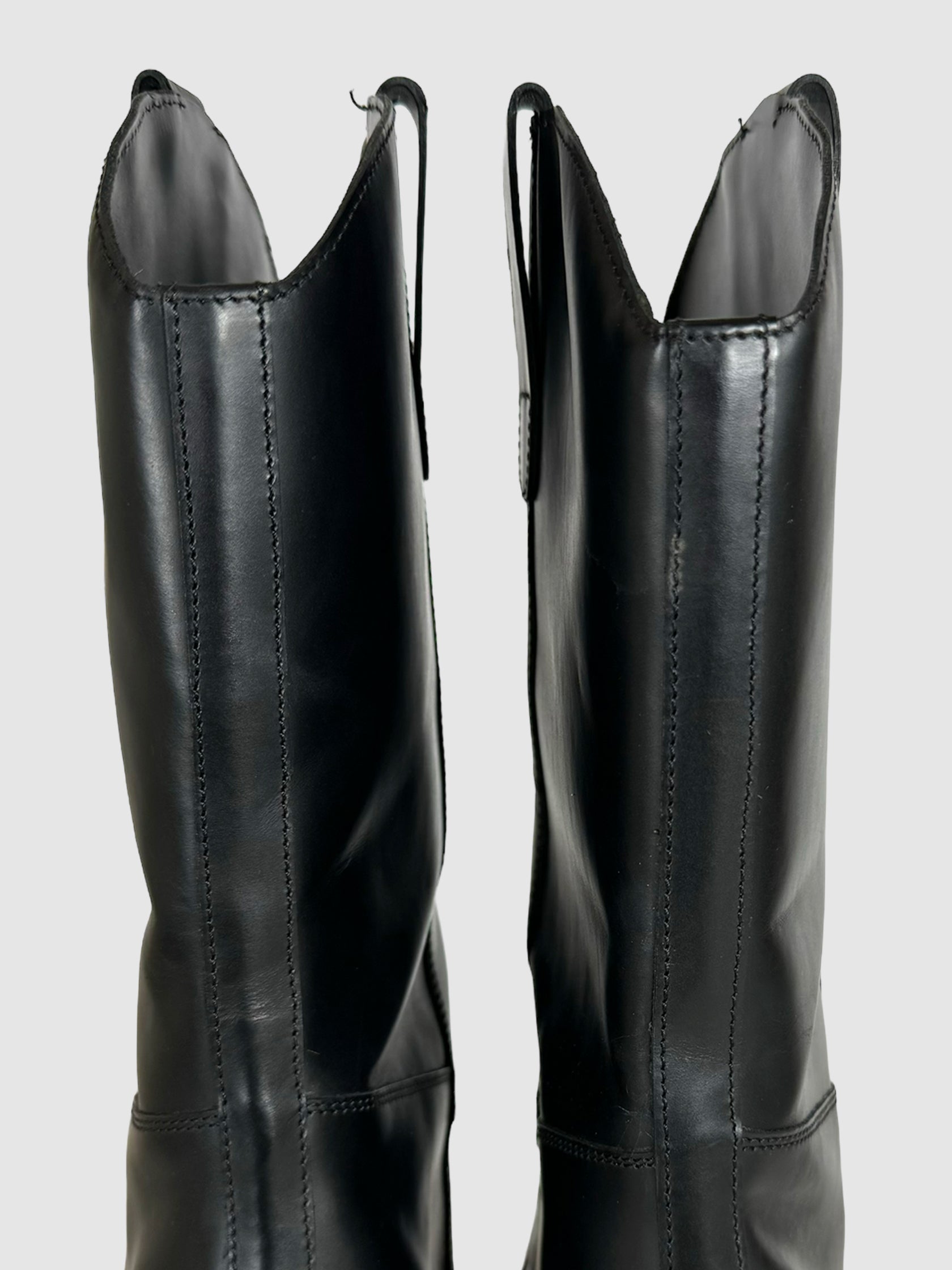 Cowboy High Heel Boots - Size 40