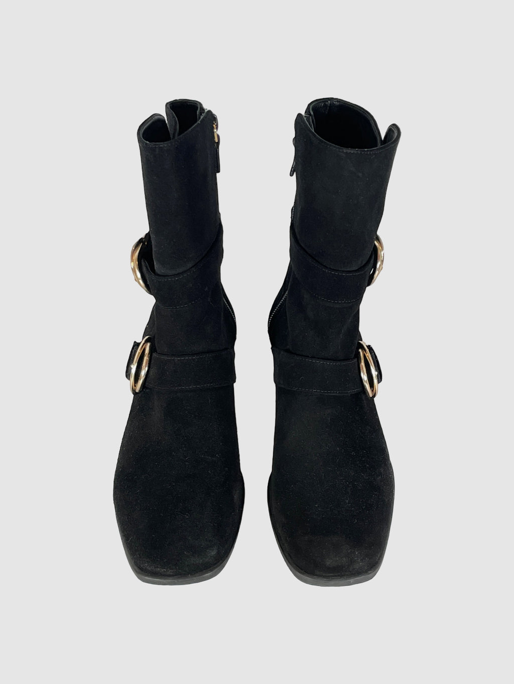 Stuart Weitzman Suede Ankle Boots - Size 7.5