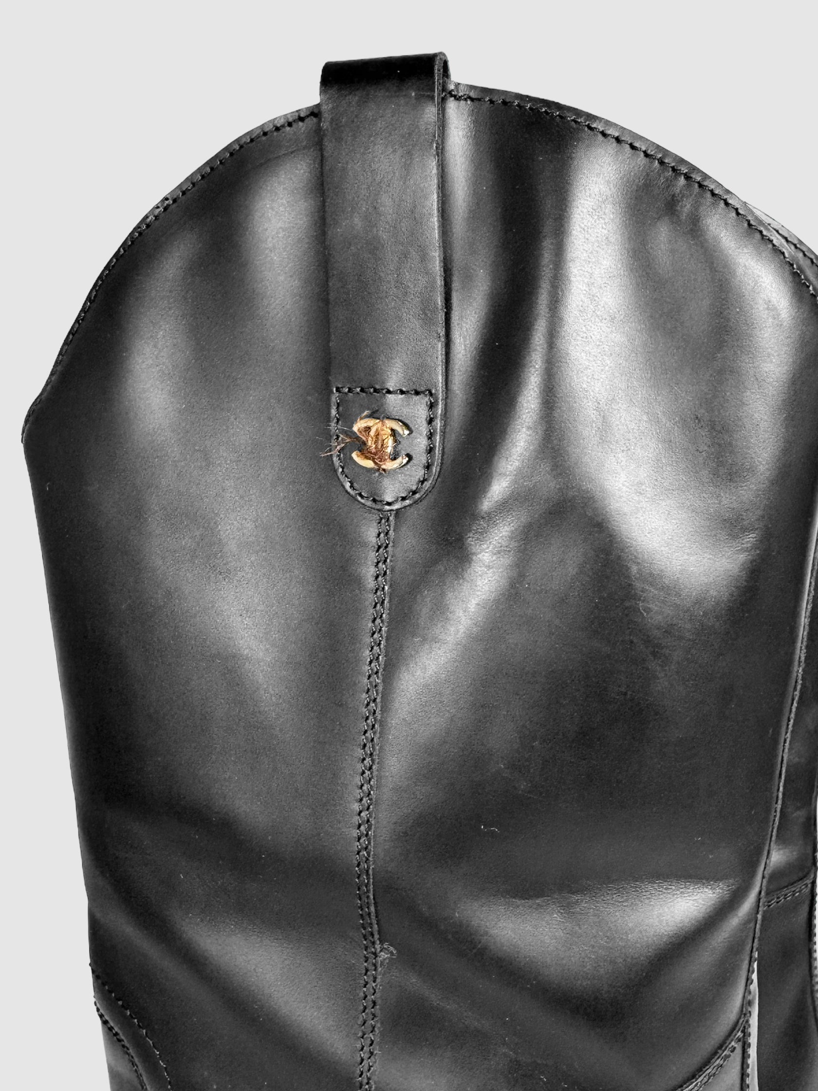 Cowboy High Heel Boots - Size 40