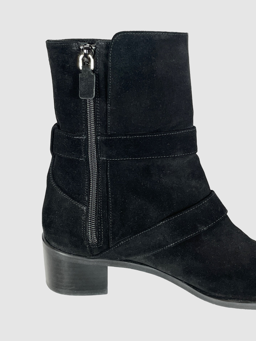 Stuart Weitzman Suede Ankle Boots - Size 7.5