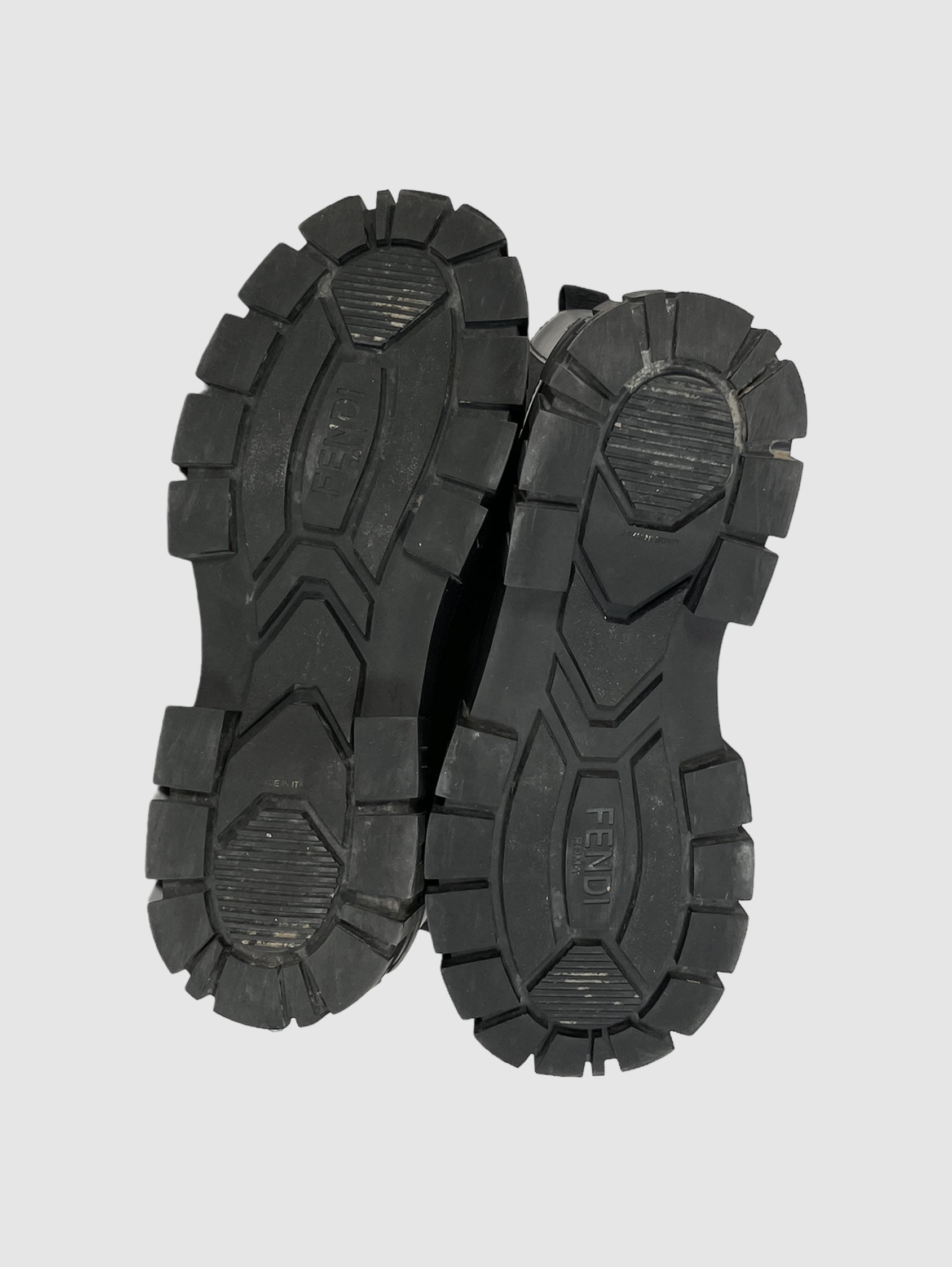 Fendi Leather Ankle Boots - Size 37