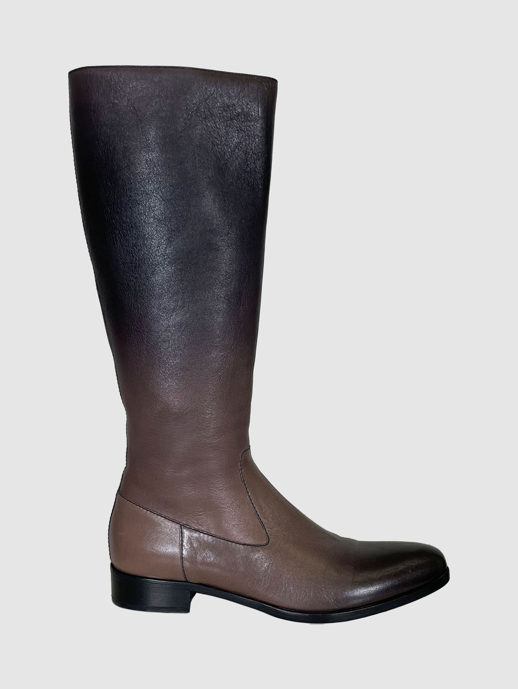 Prada Tall Gradient Leather Boots - Size 37.5