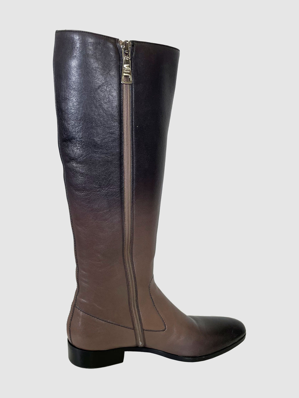 Prada Tall Gradient Leather Boots - Size 37.5