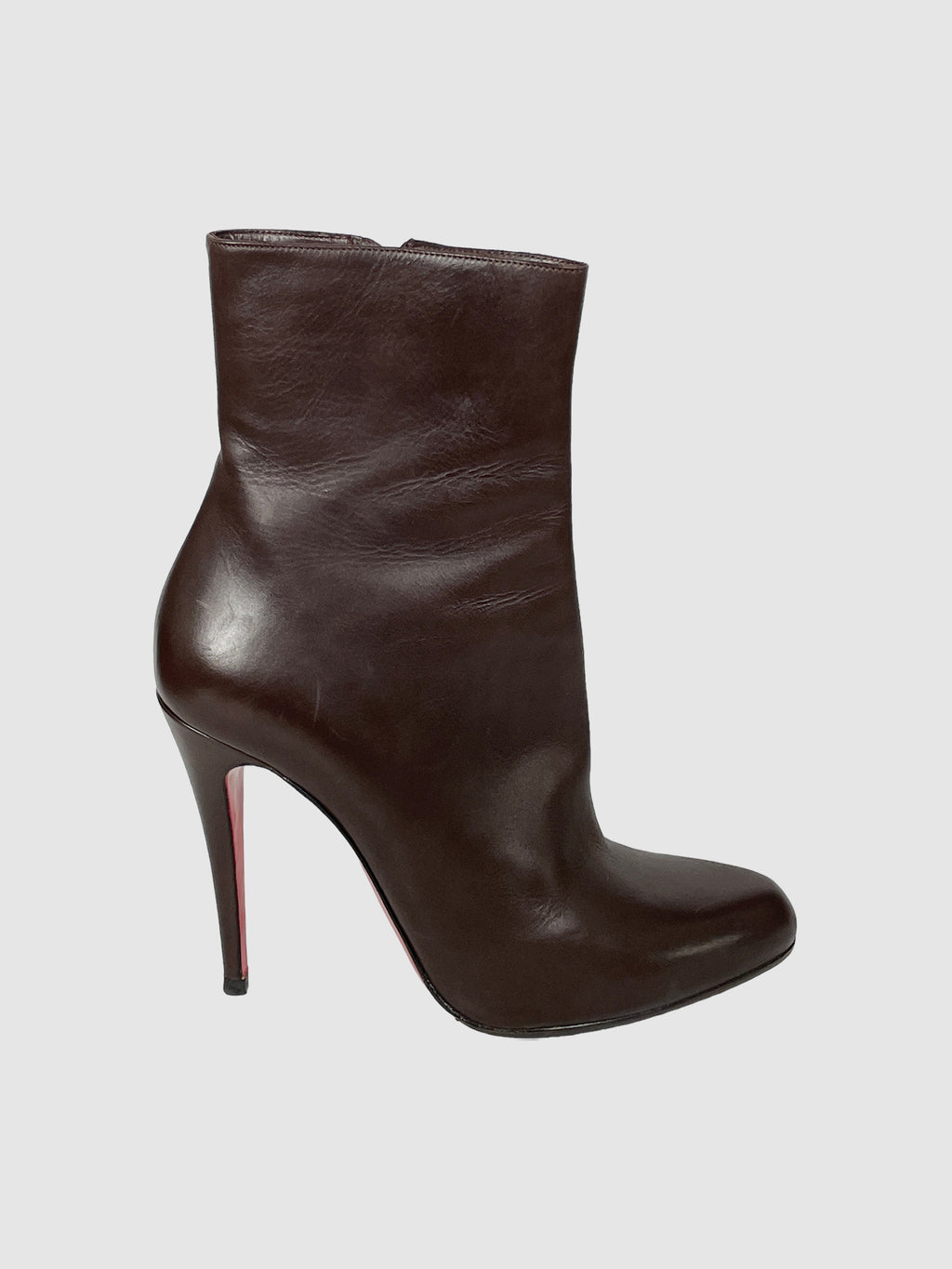 Christian Louboutin Leather Stiletto Boots - Size 40
