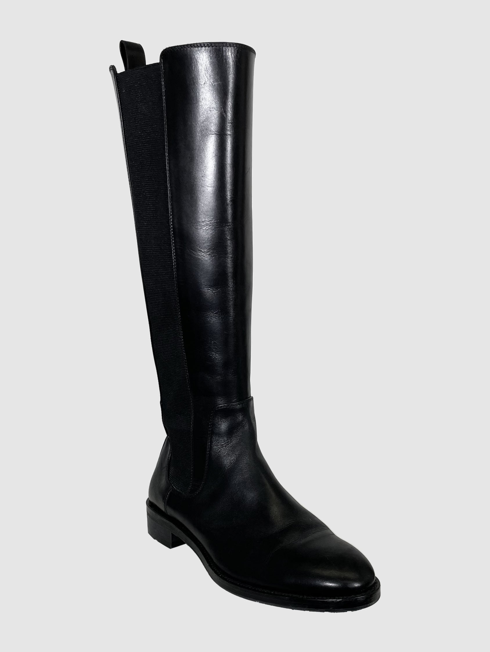 Tall Leather Boots - Size 39.5