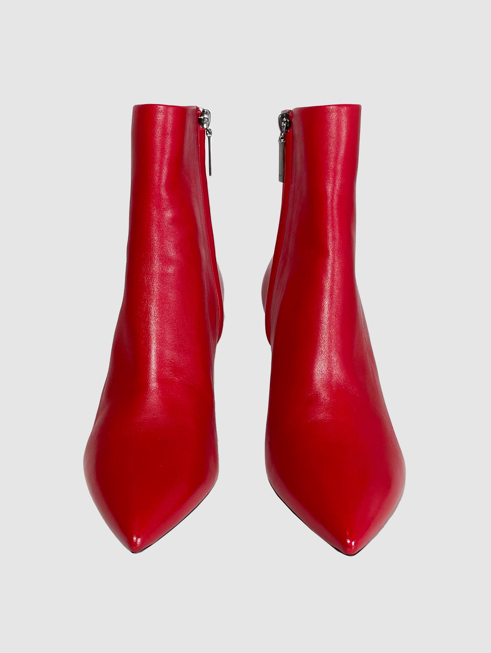 Leather Ankle Boots - Size 38