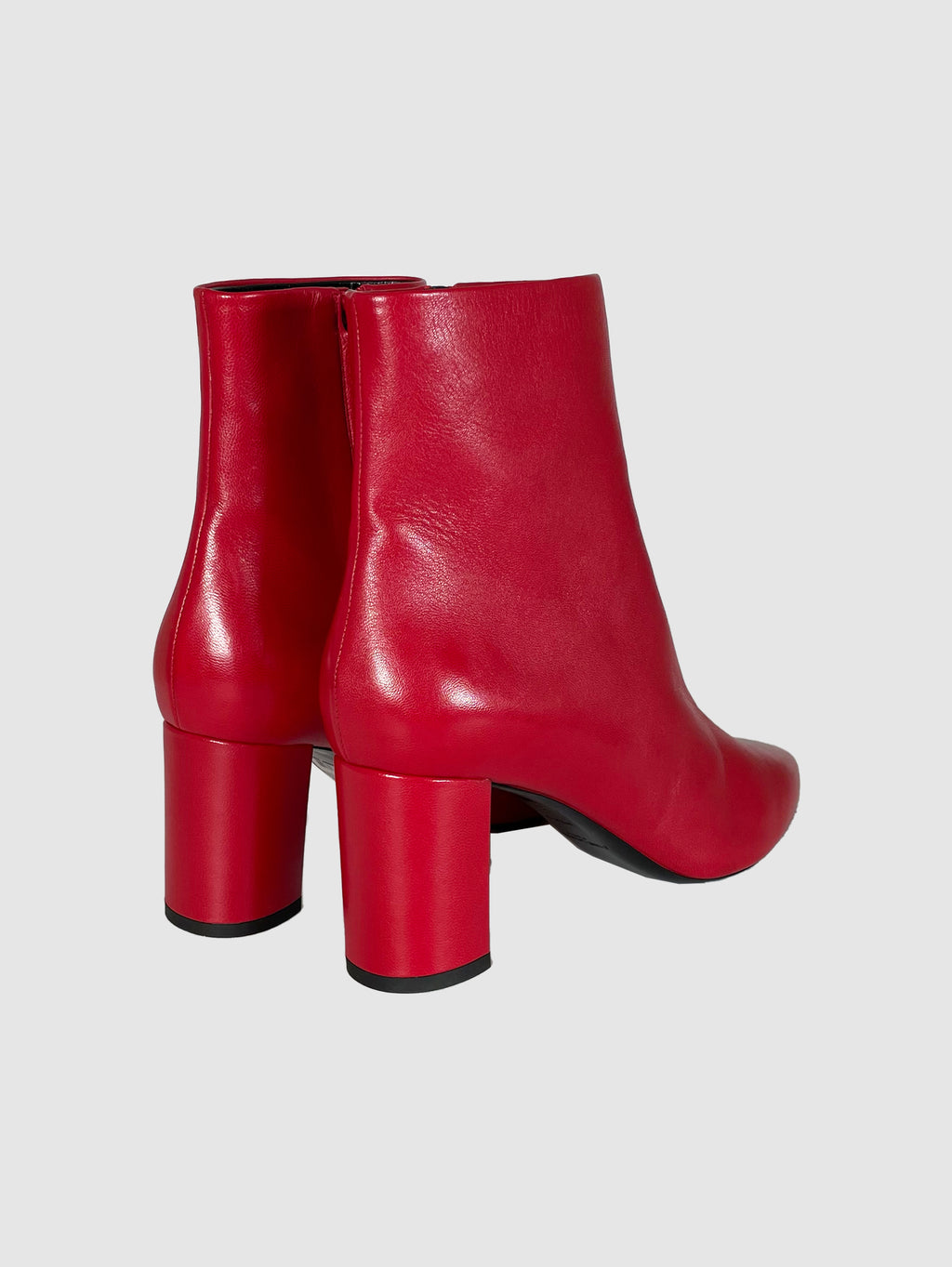 Leather Ankle Boots - Size 38