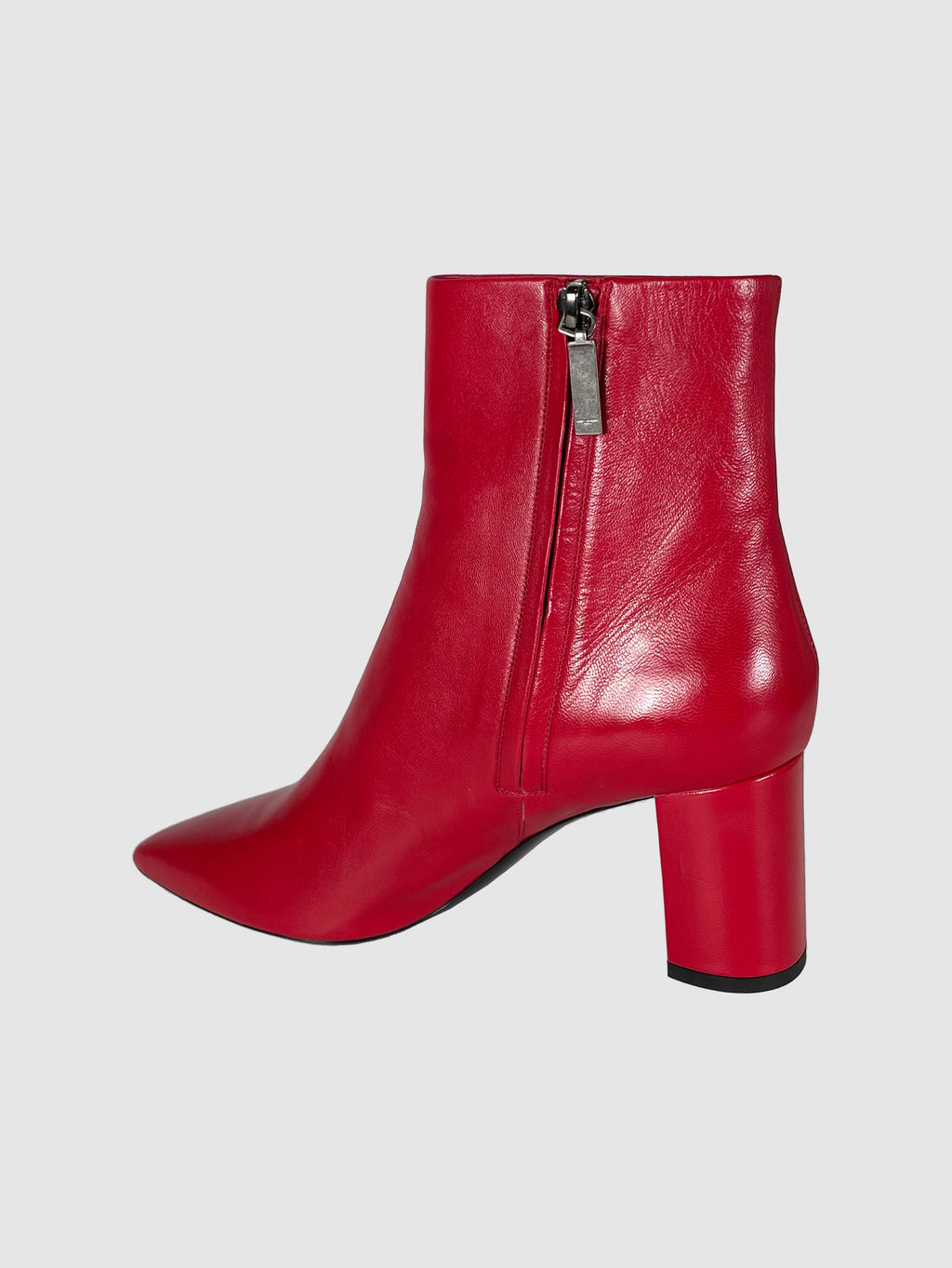 Leather Ankle Boots - Size 38