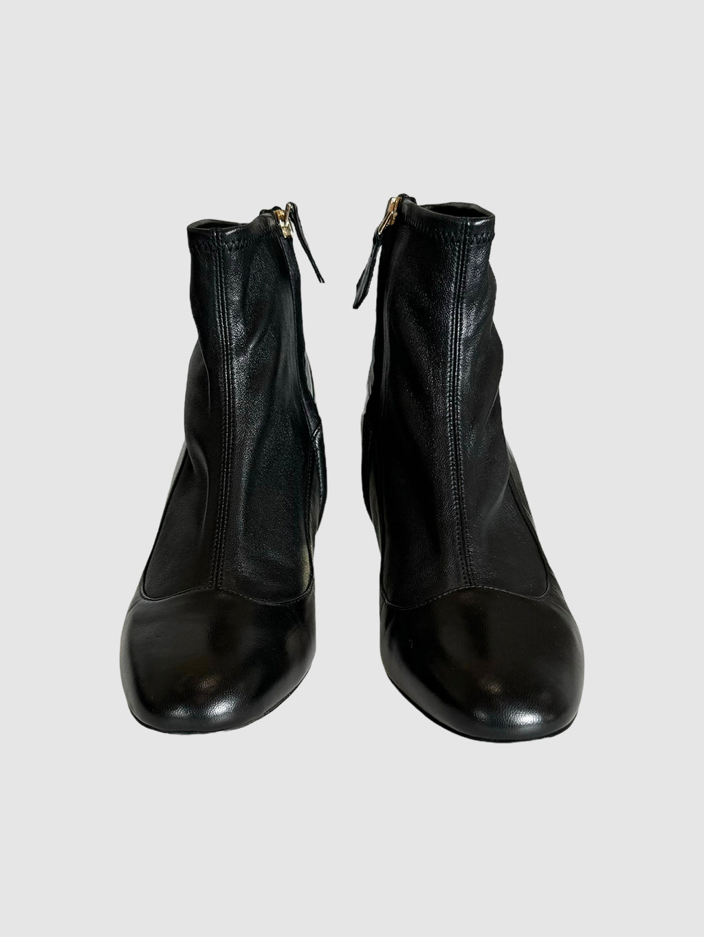 Nicholas Kirkwood Leather Booties with Pearl Accent - Size 38.5