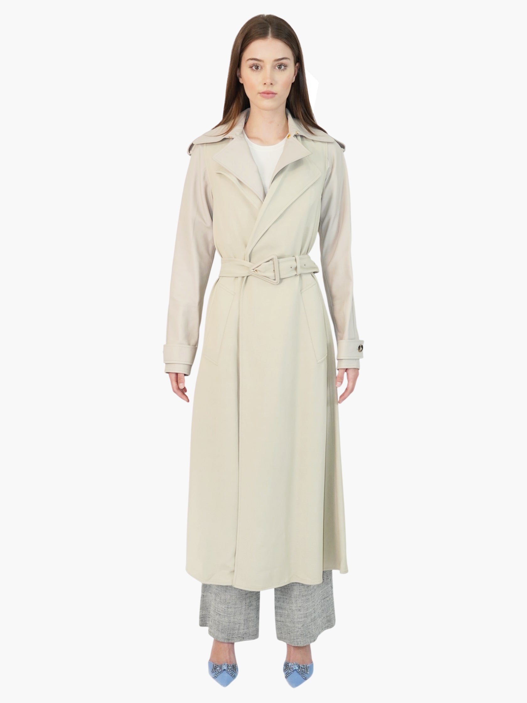 Layered Trench Coat