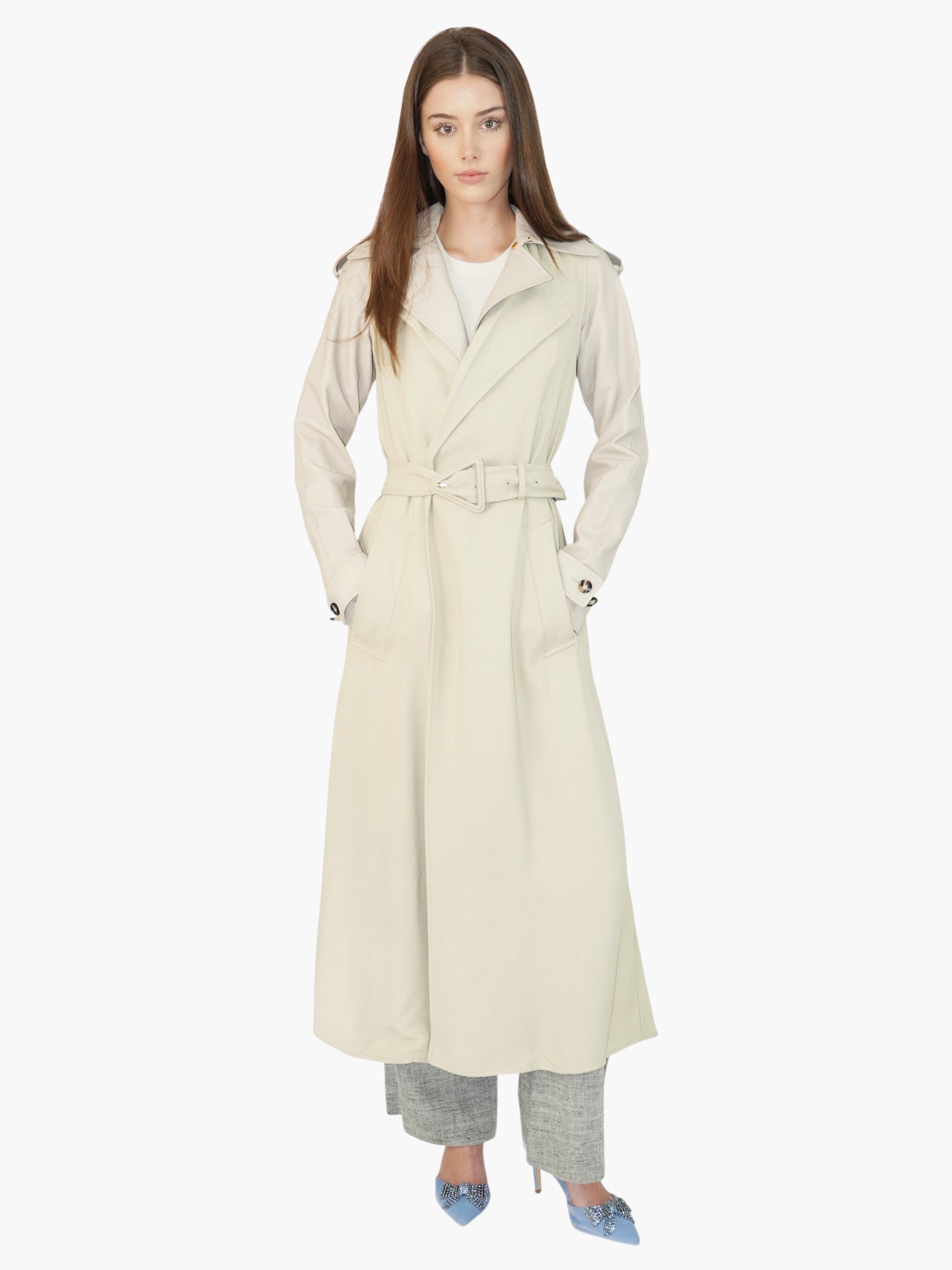 Layered Trench Coat