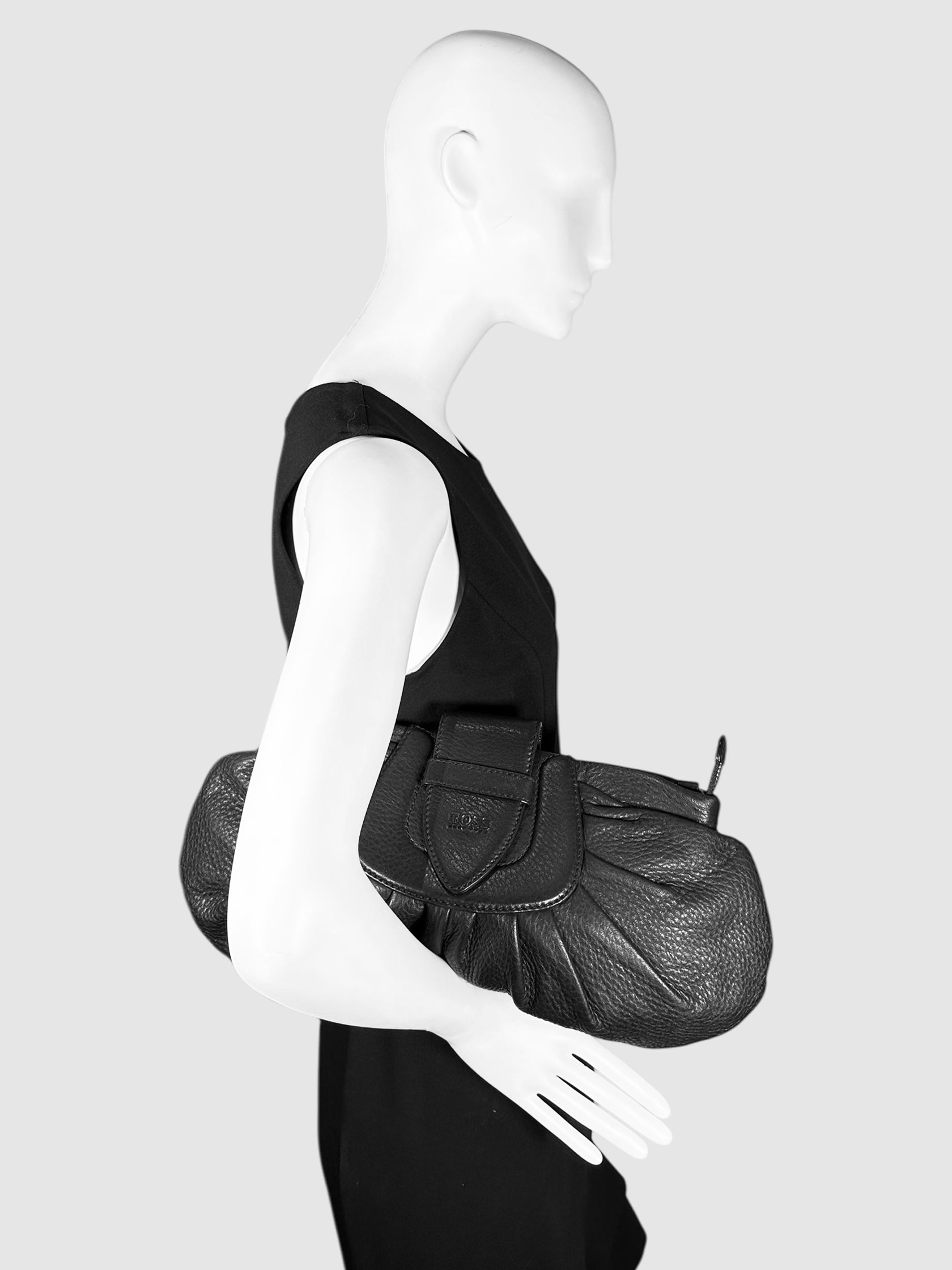 Large Pleated Clutch