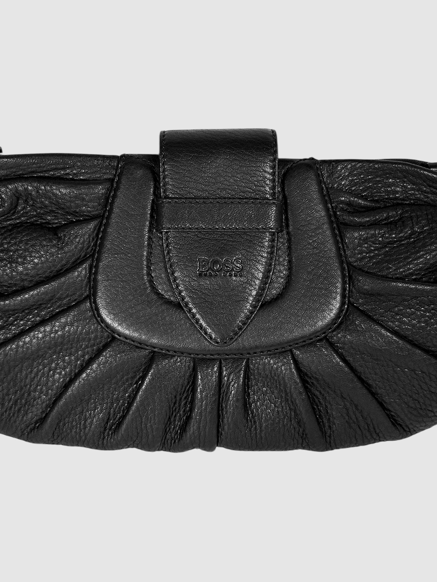 Large Pleated Clutch
