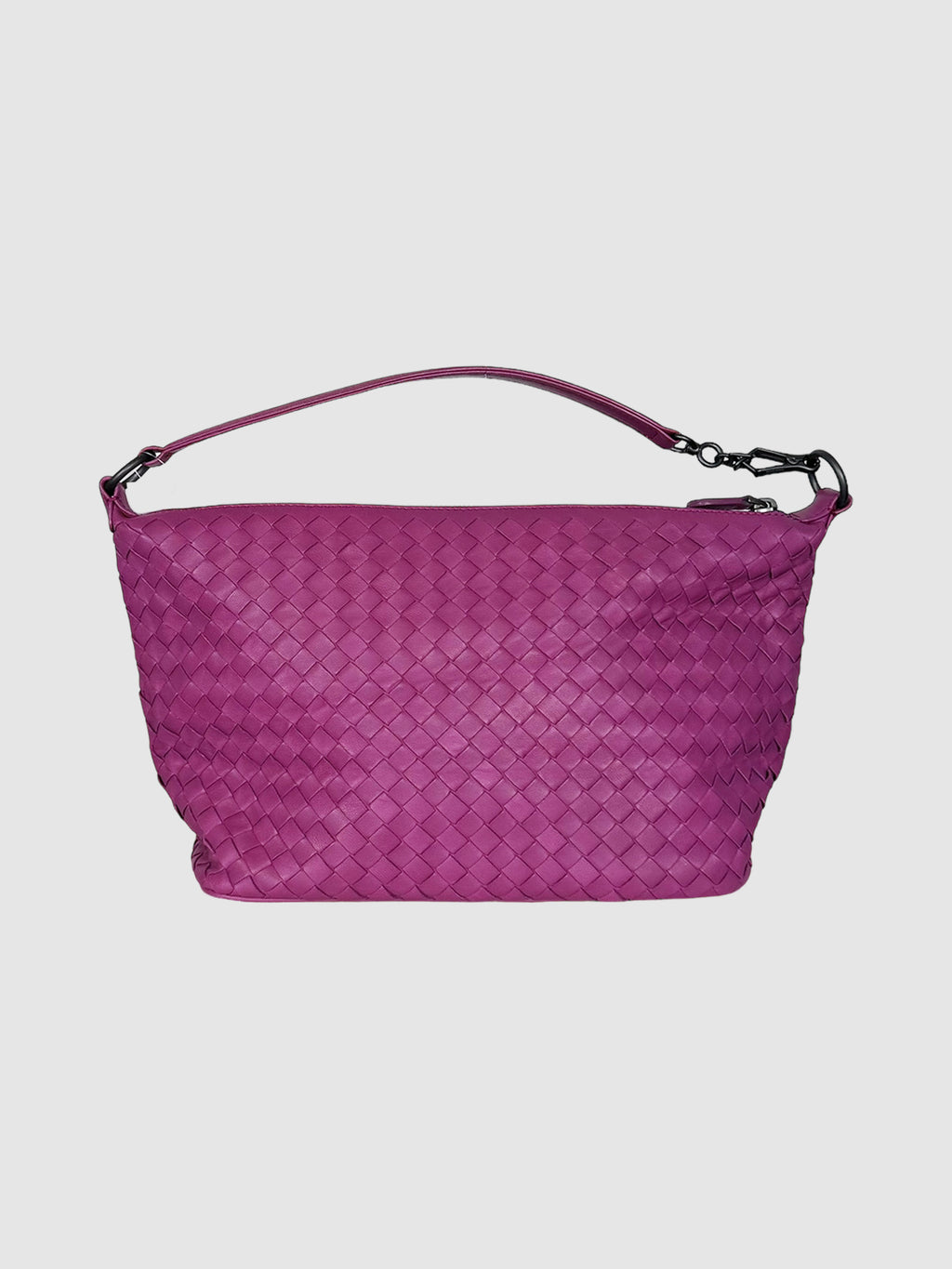 Bottega Veneta Intrecciato Medium Olimpia Bag in Purple Consignment Secondhand Designer Luxury Resale Toronto Trendy
