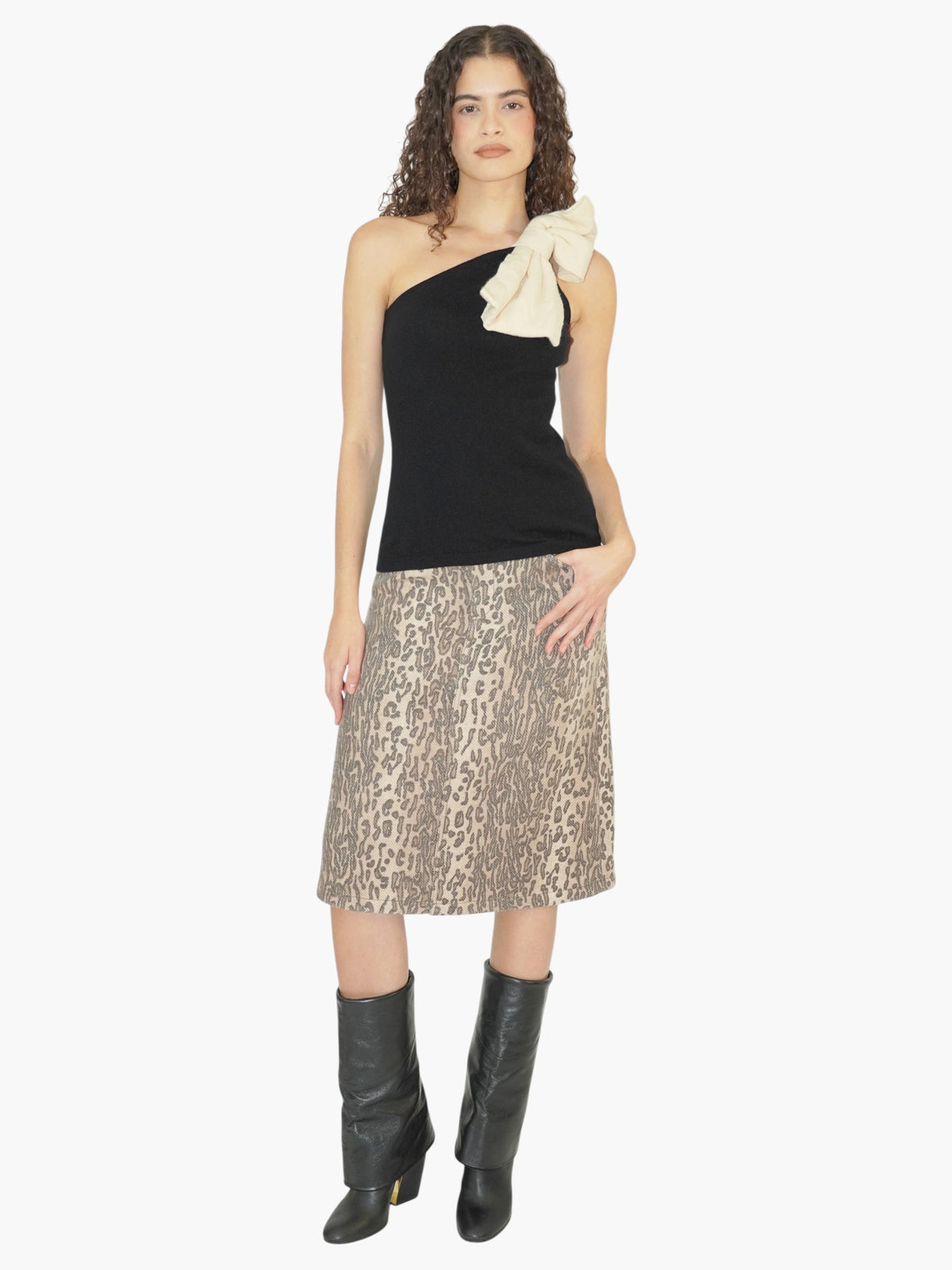 Bow Shoulder Top