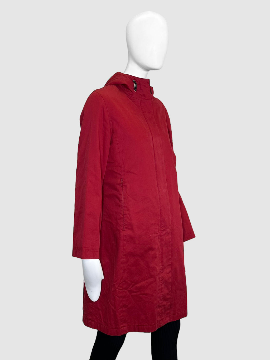 Burberry Long Hooded Coat - Size M