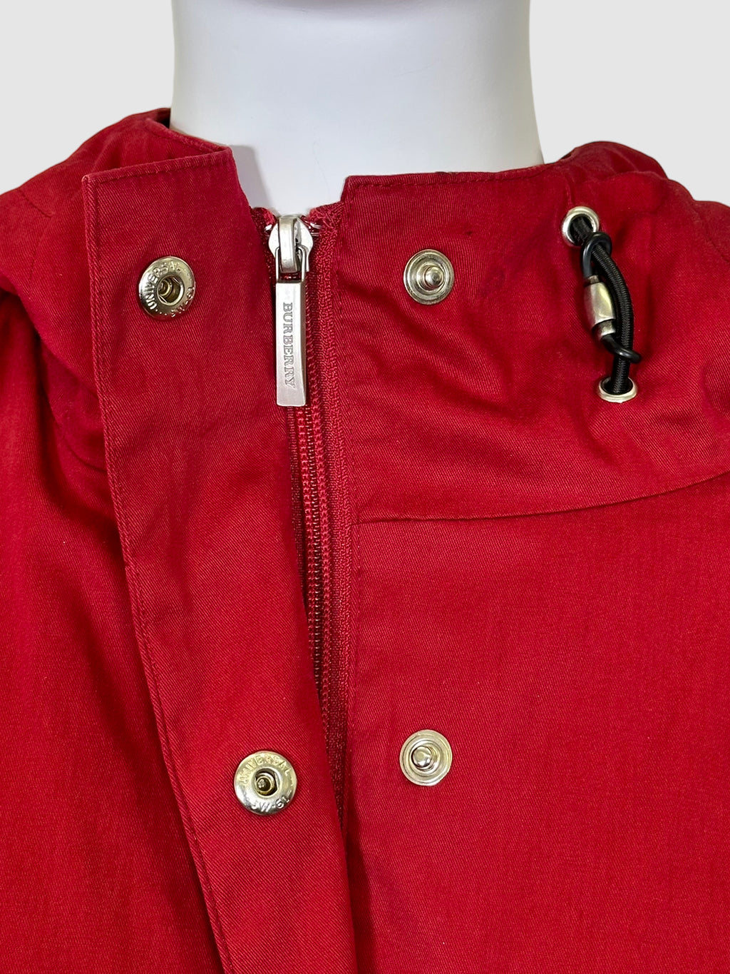 Burberry Long Hooded Coat - Size M