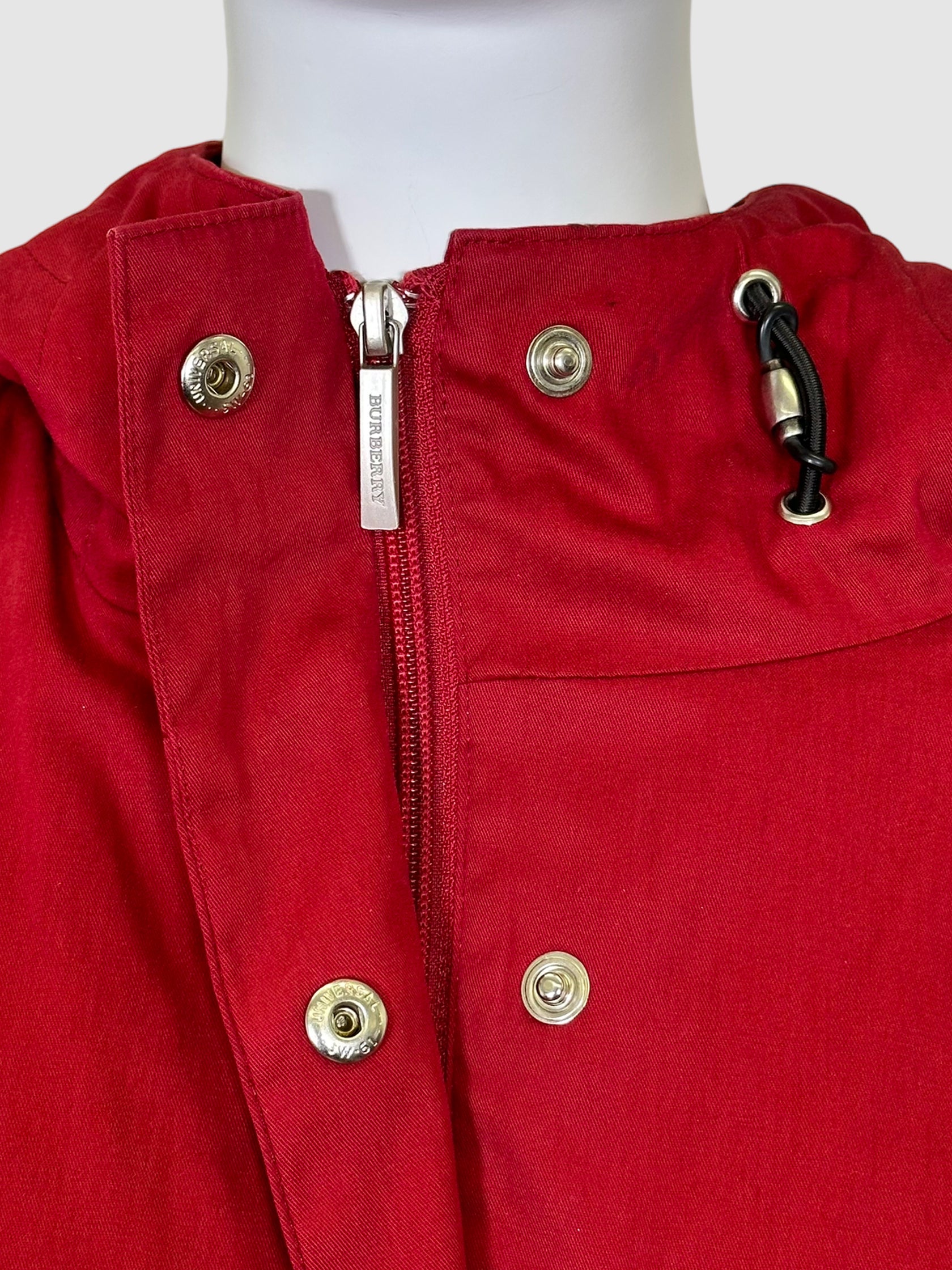 Burberry Long Hooded Coat - Size M