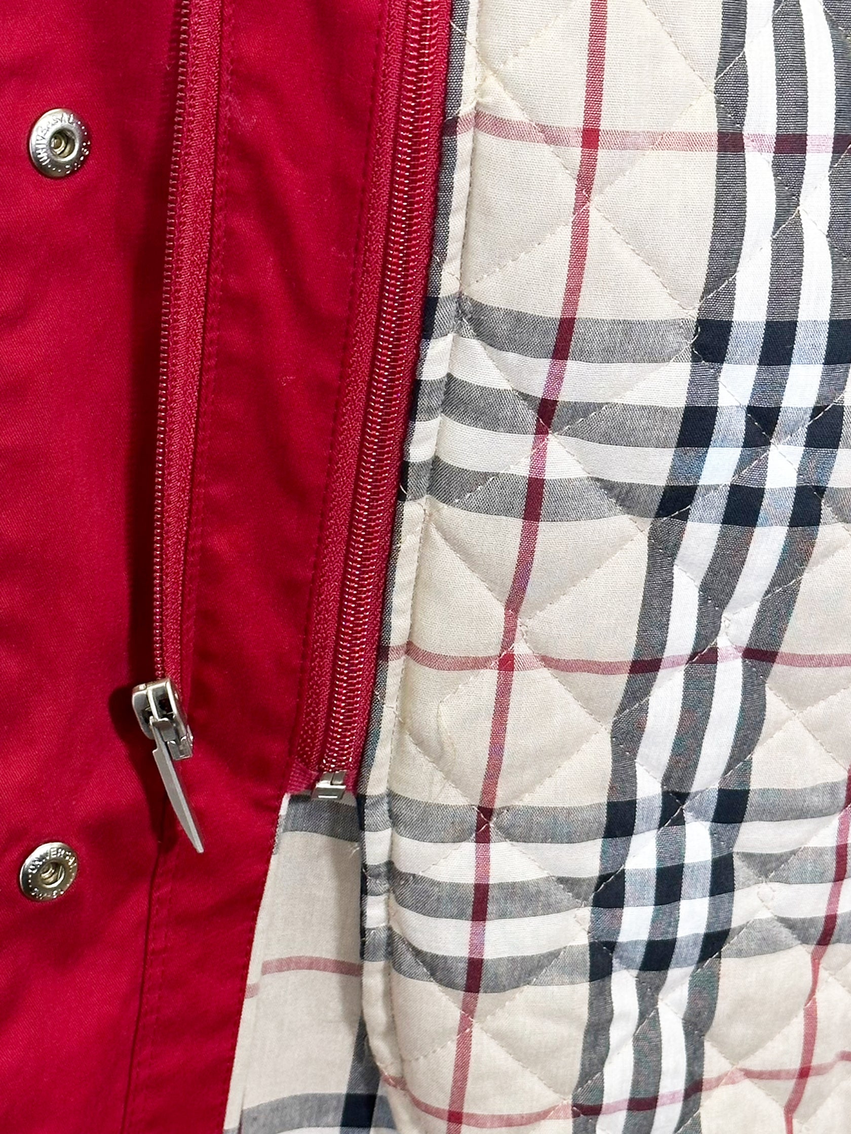 Burberry Long Hooded Coat - Size M