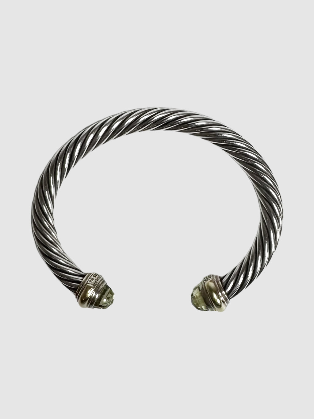 David Yurman Cable Classic Prasiolite Bracelet Consignment Secondhand Designer Luxury Resale Toronto Trendy