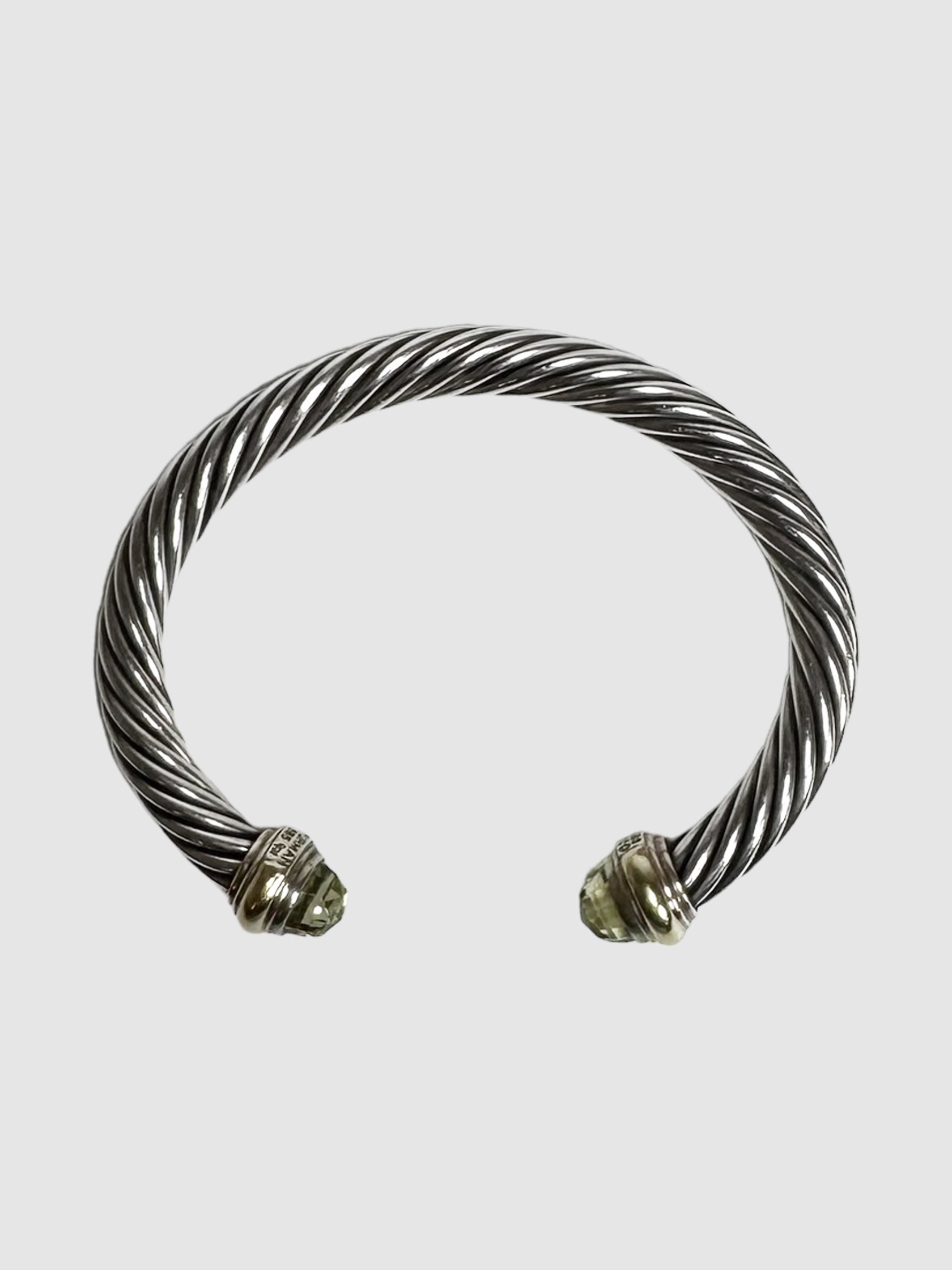 David Yurman Cable Classic Prasiolite Bracelet Consignment Secondhand Designer Luxury Resale Toronto Trendy