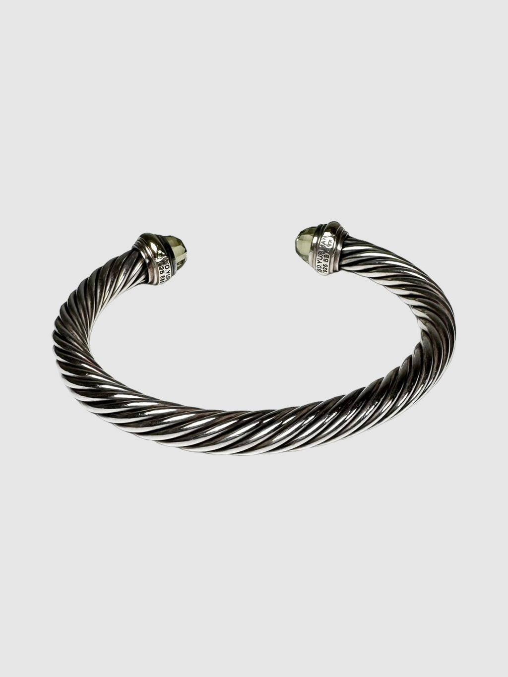David Yurman Cable Classic Prasiolite Bracelet Consignment Secondhand Designer Luxury Resale Toronto Trendy